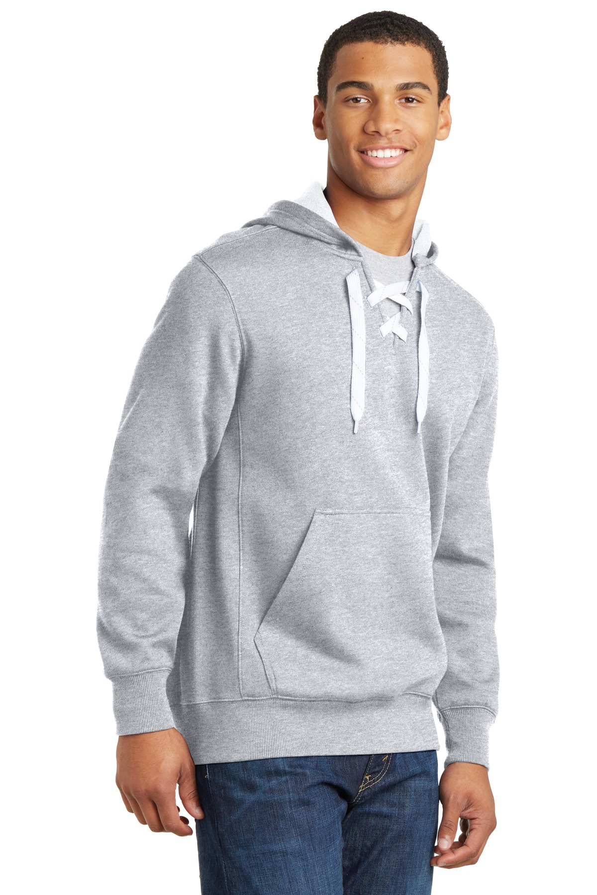 Sport-Tek Lace Up Pullover Hooded Sweatshirt. ST271