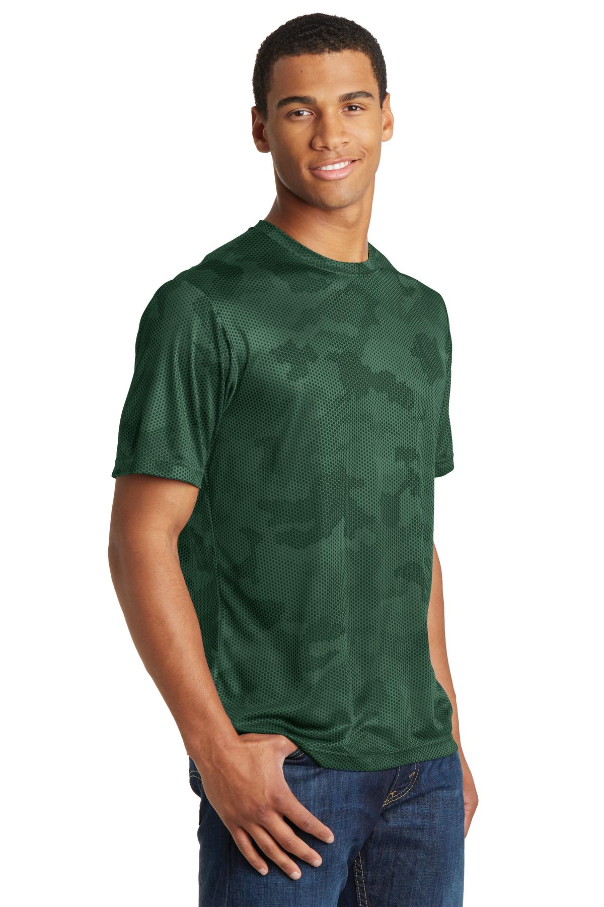 Sport-Tek CamoHex Tee. ST370