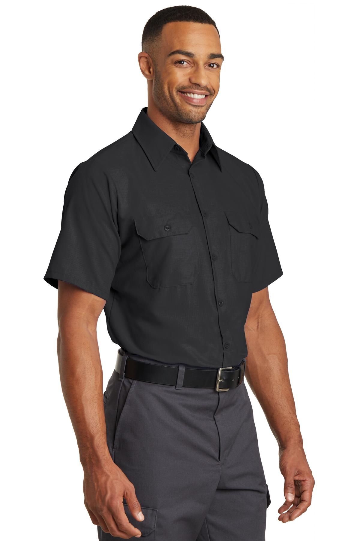Red Kap Short Sleeve Solid Ripstop Shirt. SY60