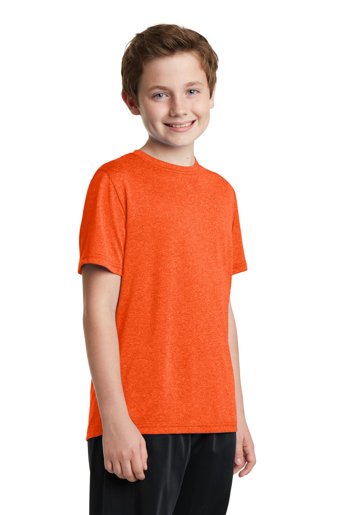 Sport-Tek Youth Heather Contender Tee. YST360