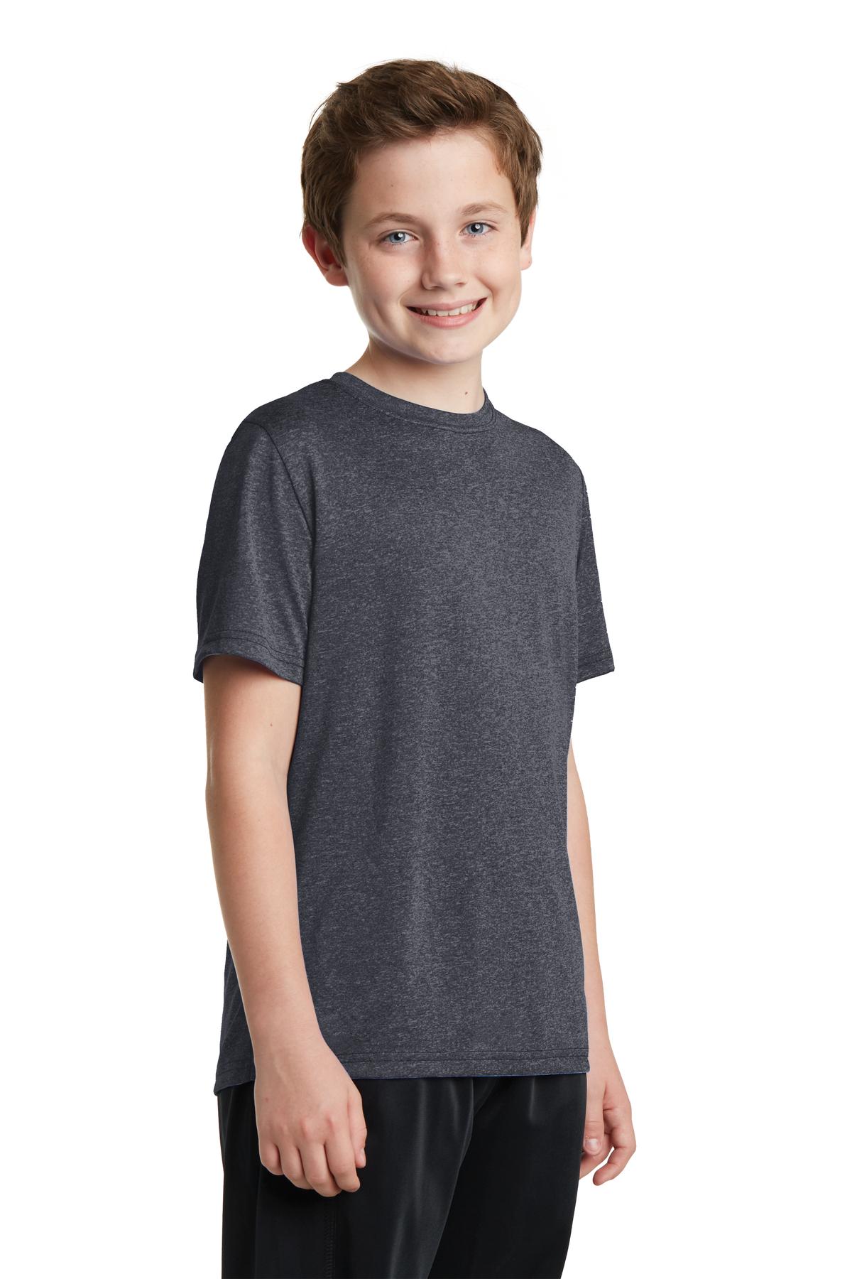 Sport-Tek Youth Heather Contender Tee. YST360