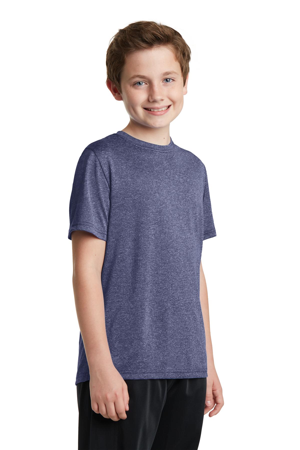 Sport-Tek Youth Heather Contender Tee. YST360