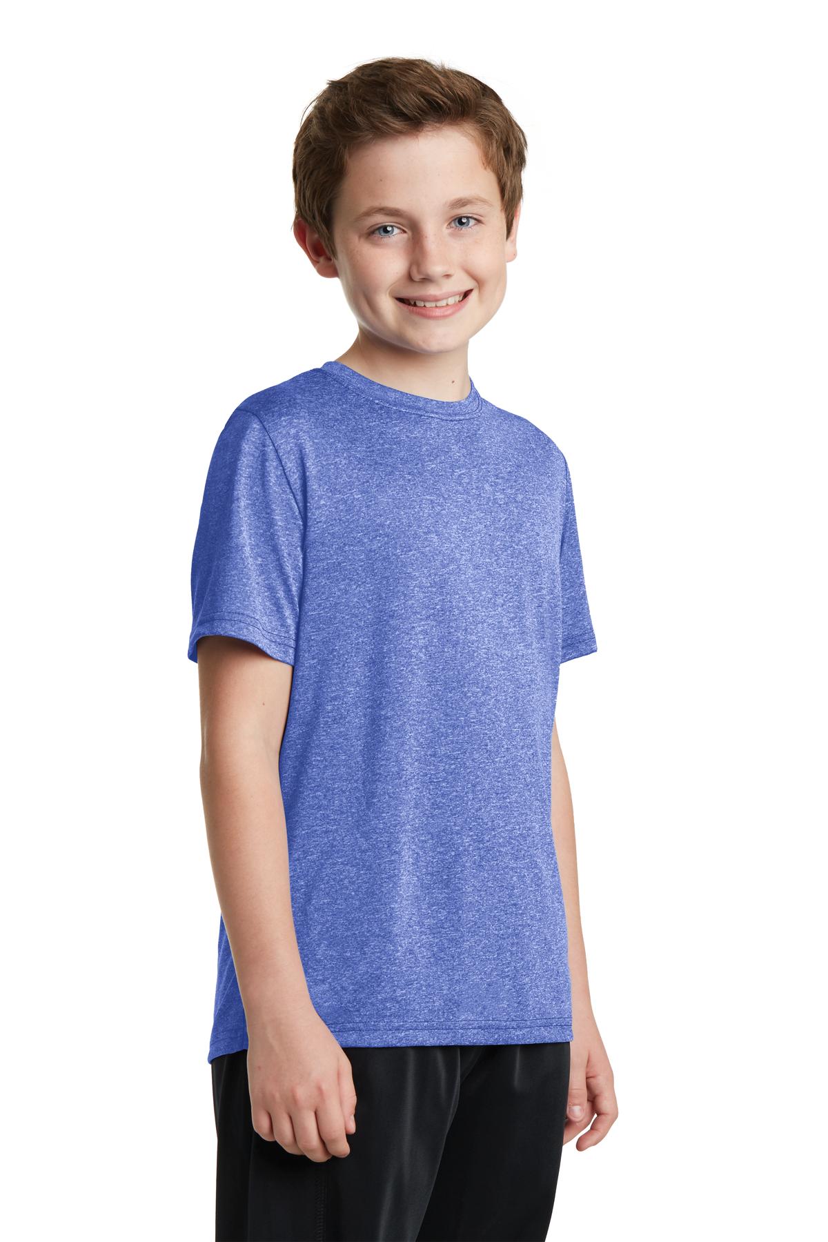 Sport-Tek Youth Heather Contender Tee. YST360