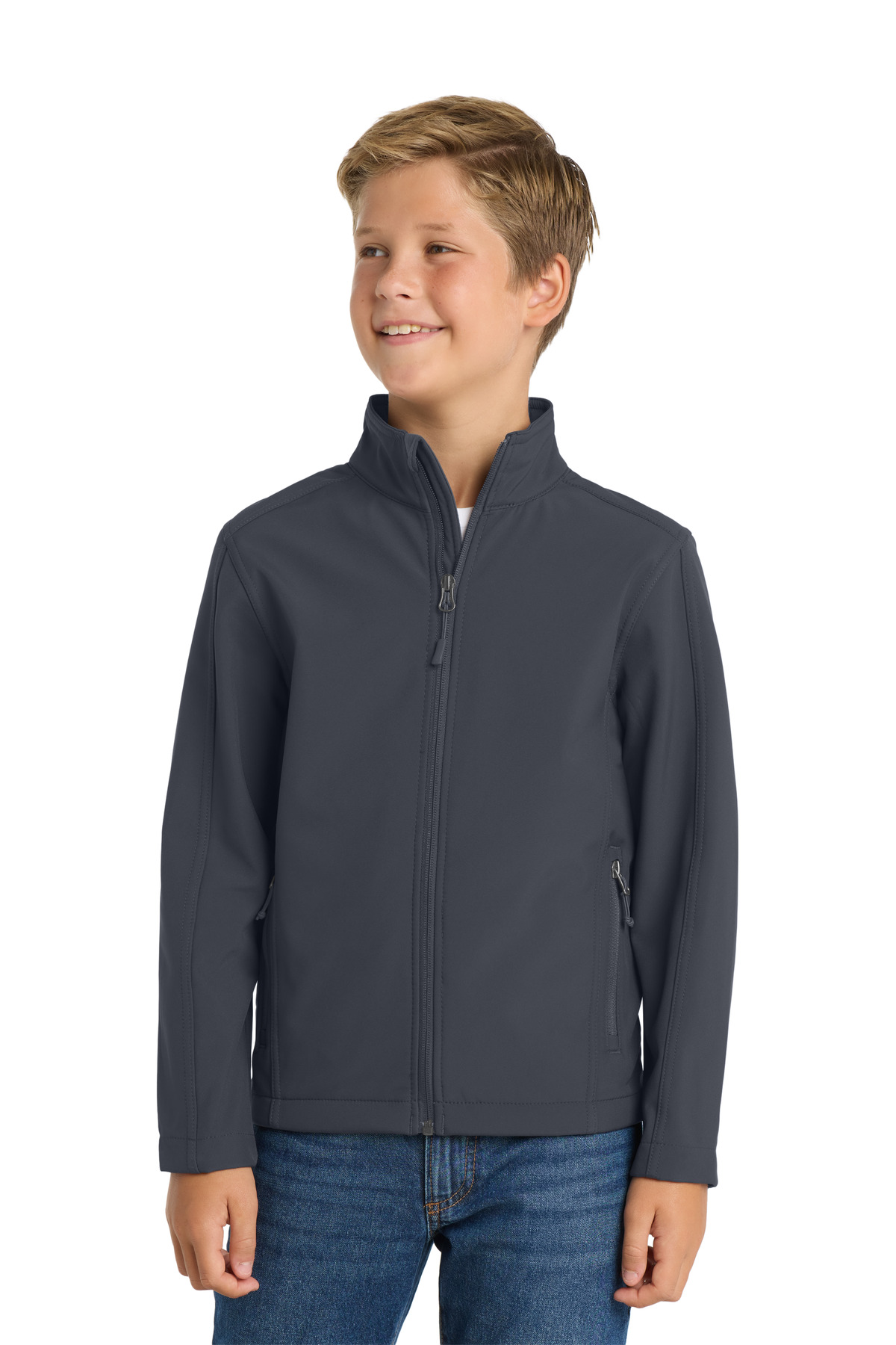 Port Authority ® Youth Core Soft Shell Jacket. Y317 - Image 3