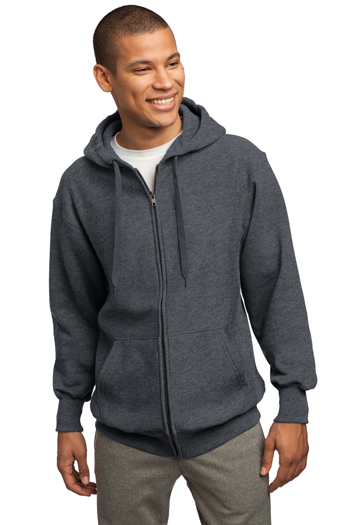 Sport-Tek Super Heavyweight Full-Zip Hooded Sweatshirt. F282