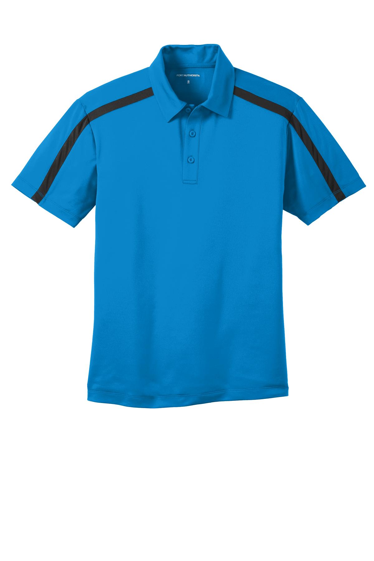 Port Authority Silk Touch Performance Colorblock Stripe Polo - Picture 7 of 24