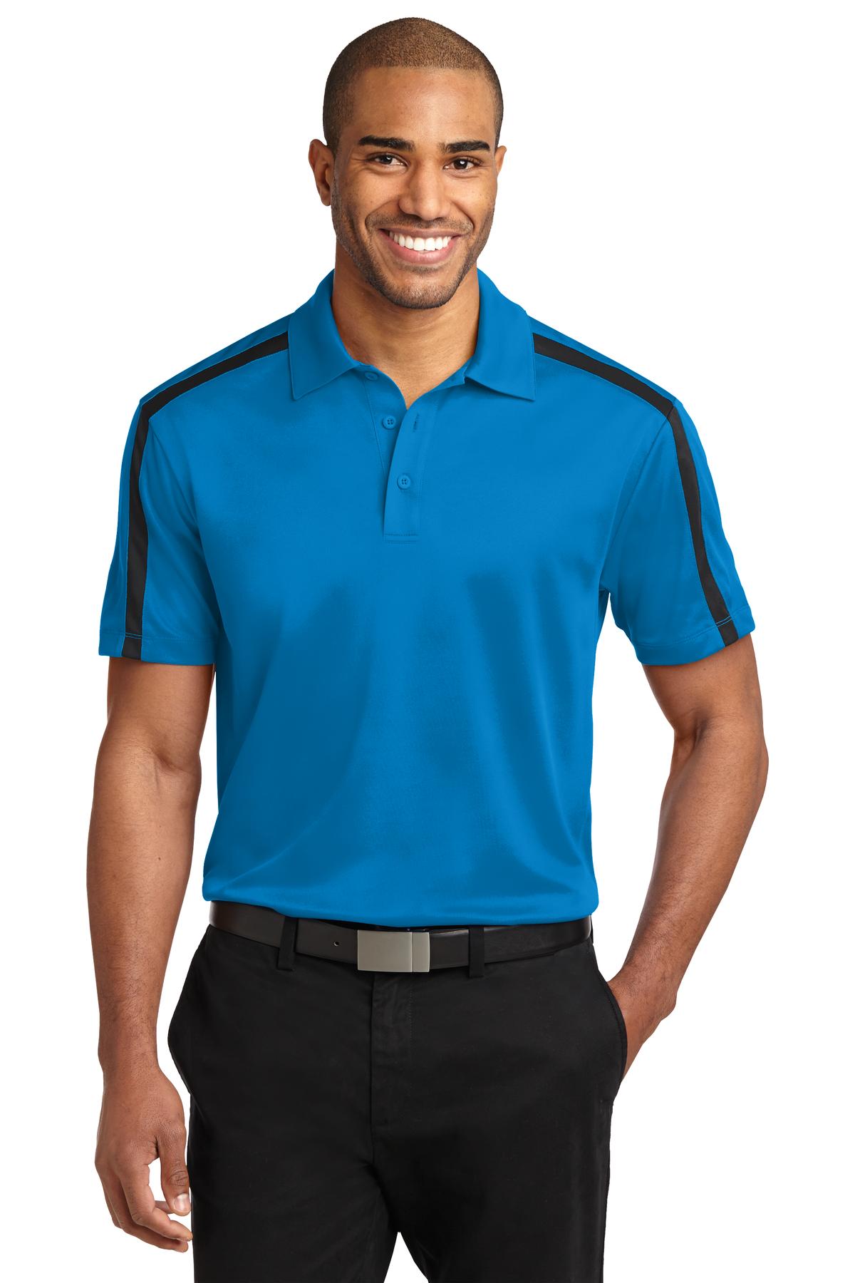 Port Authority ® Silk Touch™ Performance Colorblock Stripe Polo. K547 - Image 2
