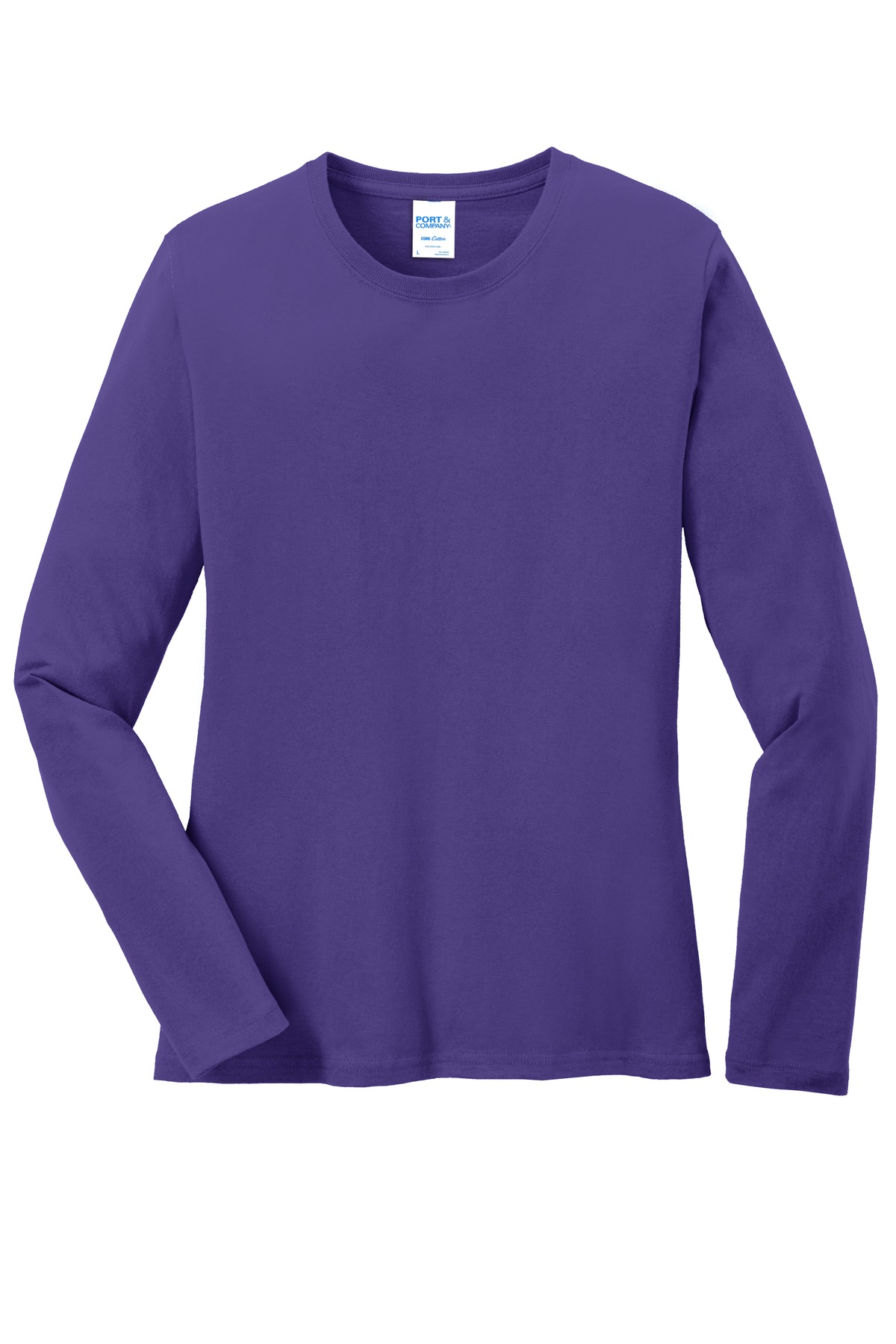 Port & Company Ladies Long Sleeve Core Cotton Tee - Bild 39 von 56