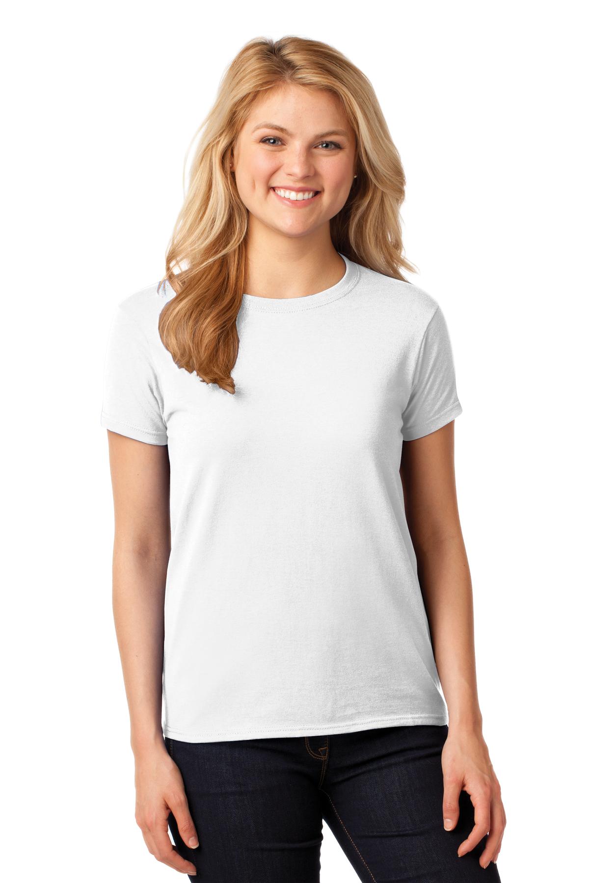 Gildan Ladies Heavy Cotton 100% Cotton T-Shirt-