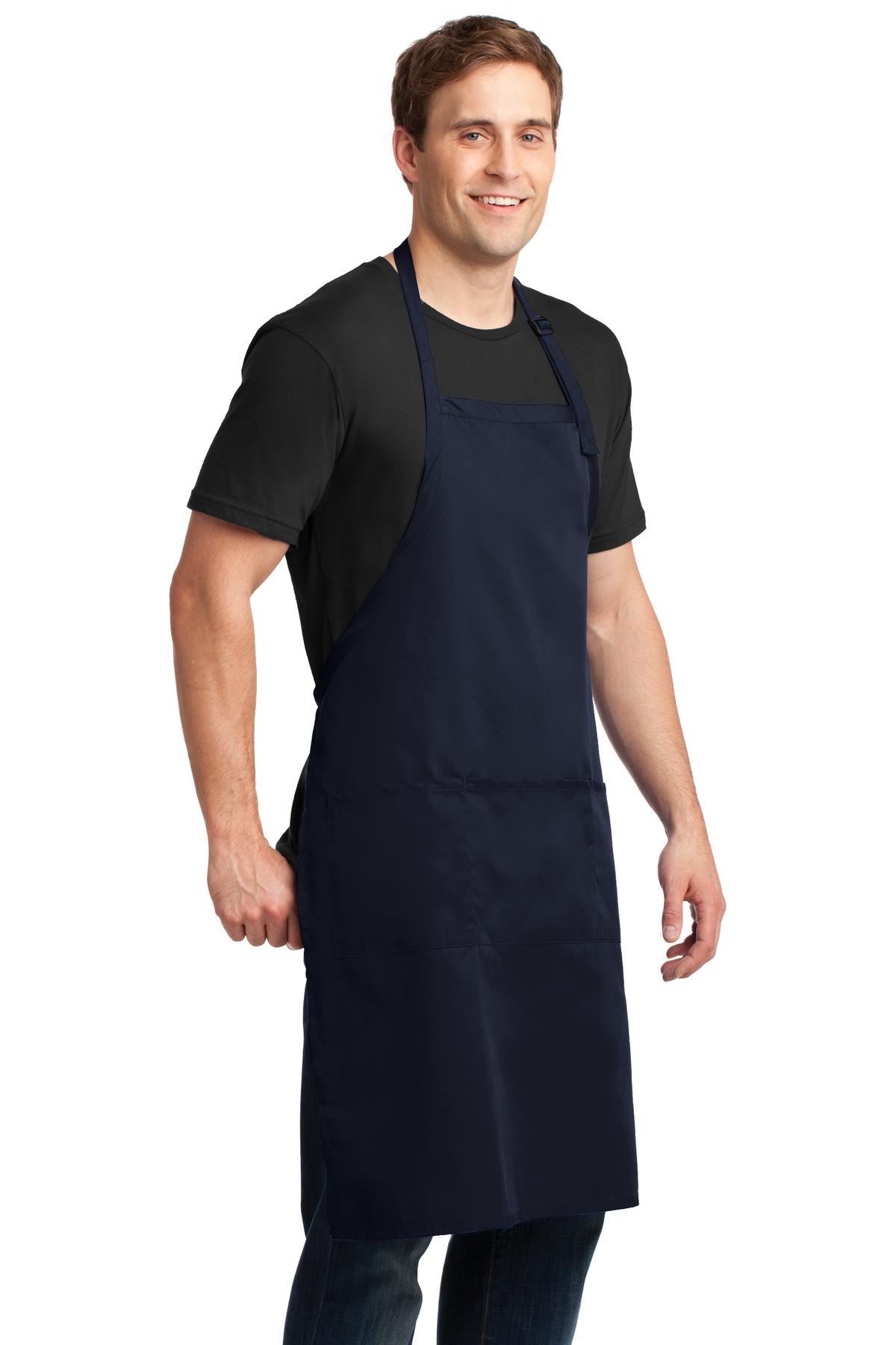 Port Authority Easy Care Extra Long Bib Apron with Stain Release. A700