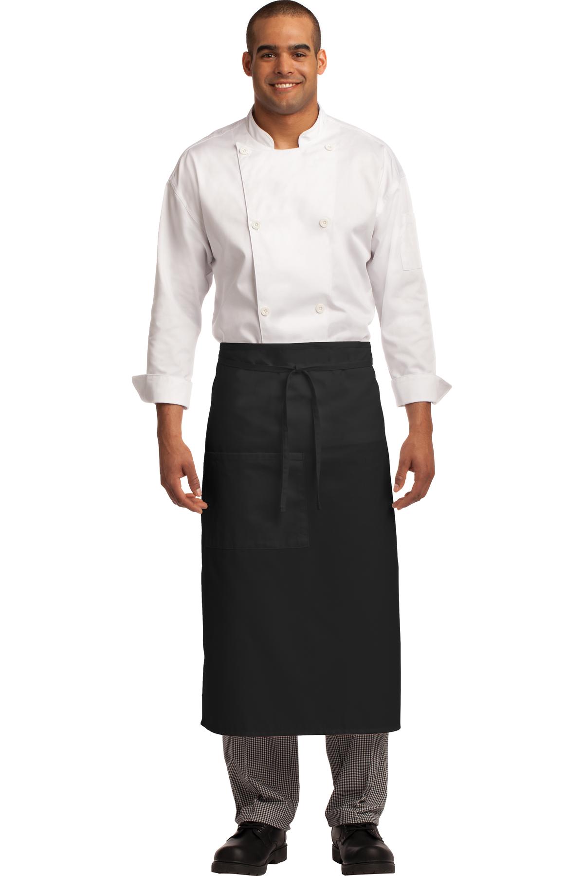 Port Authority Easy Care Full Bistro Apron with Stain Release-Port Authority