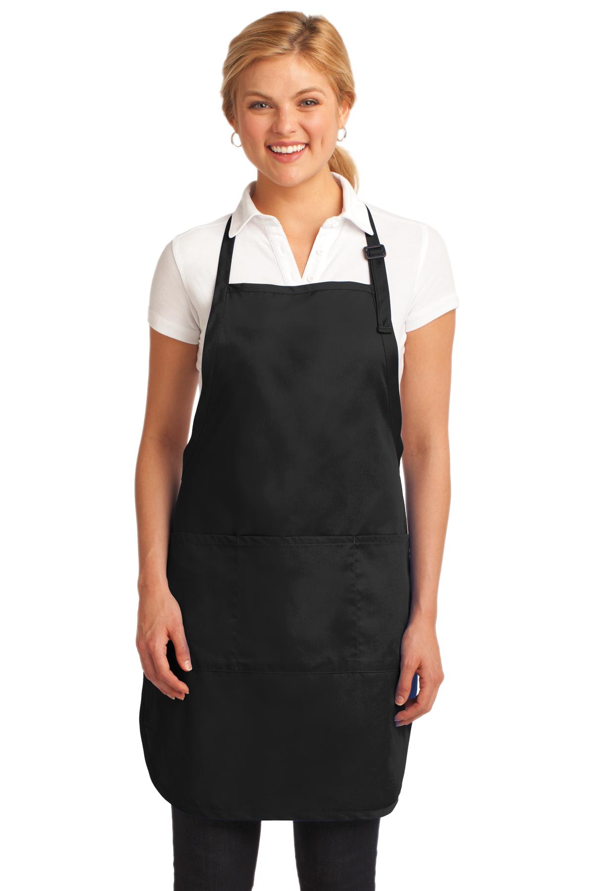Port Authority Easy Care Full-Length Apron with Stain Release-