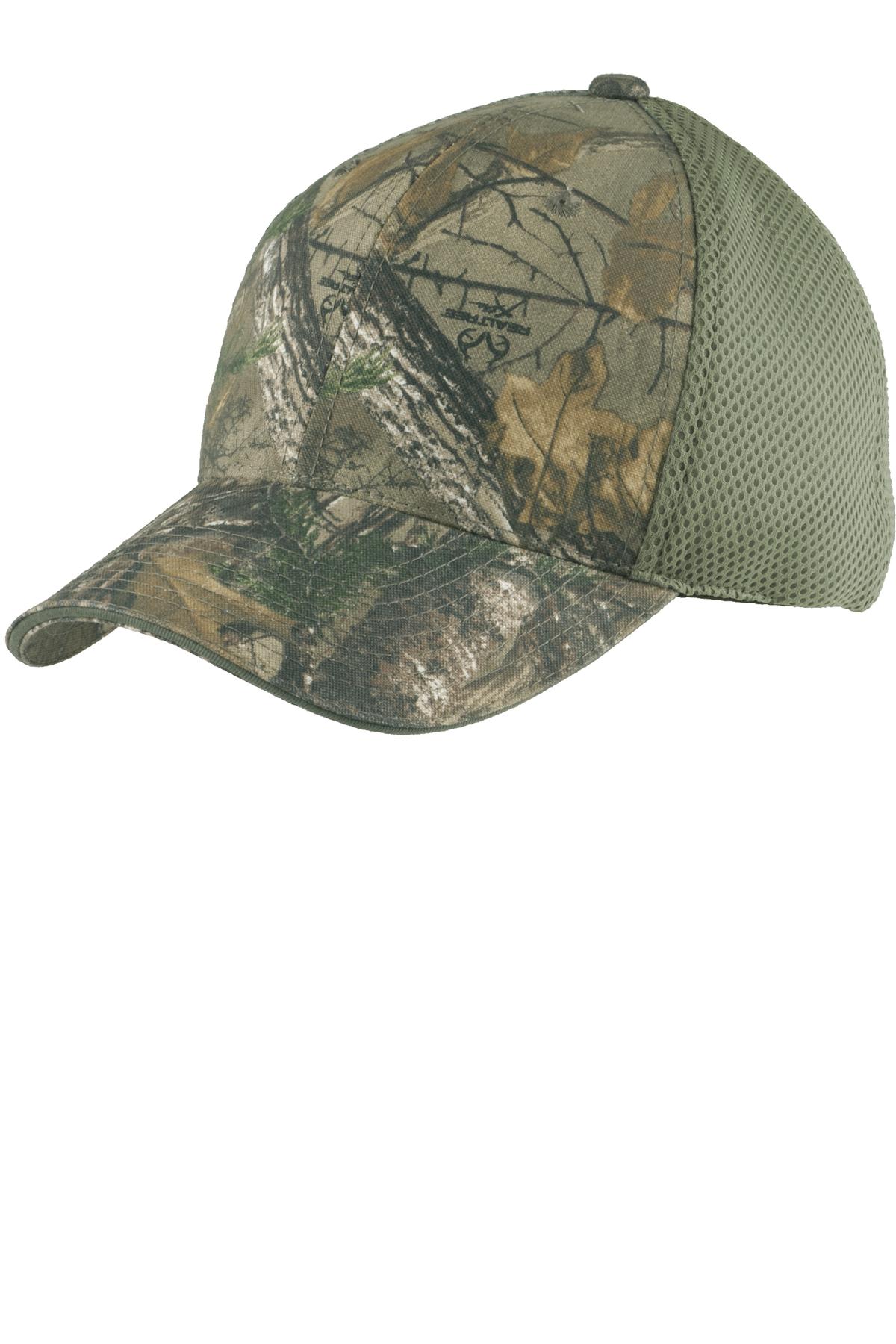 Port Authority Hospitality Caps ® Camouflage Cap with Air Mesh Back.-Port Authority