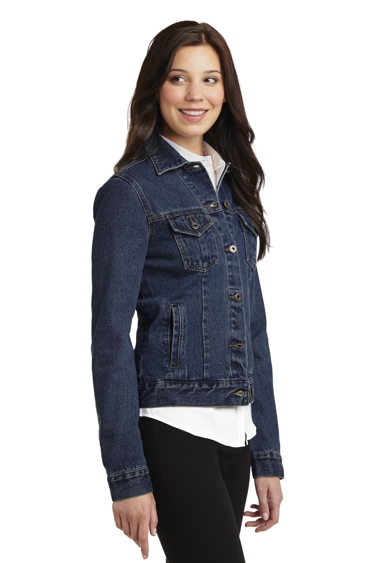 Port Authority Women's Denim Jacket. L7620
