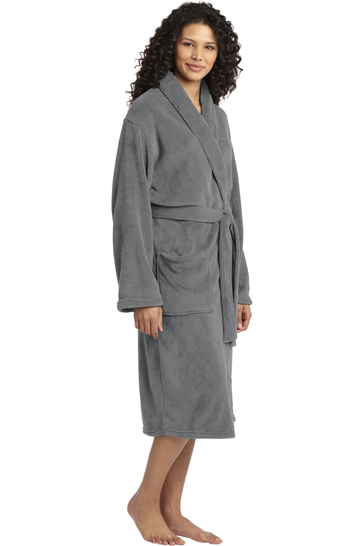 Port Authority Plush Microfleece Shawl Collar Robe. R102