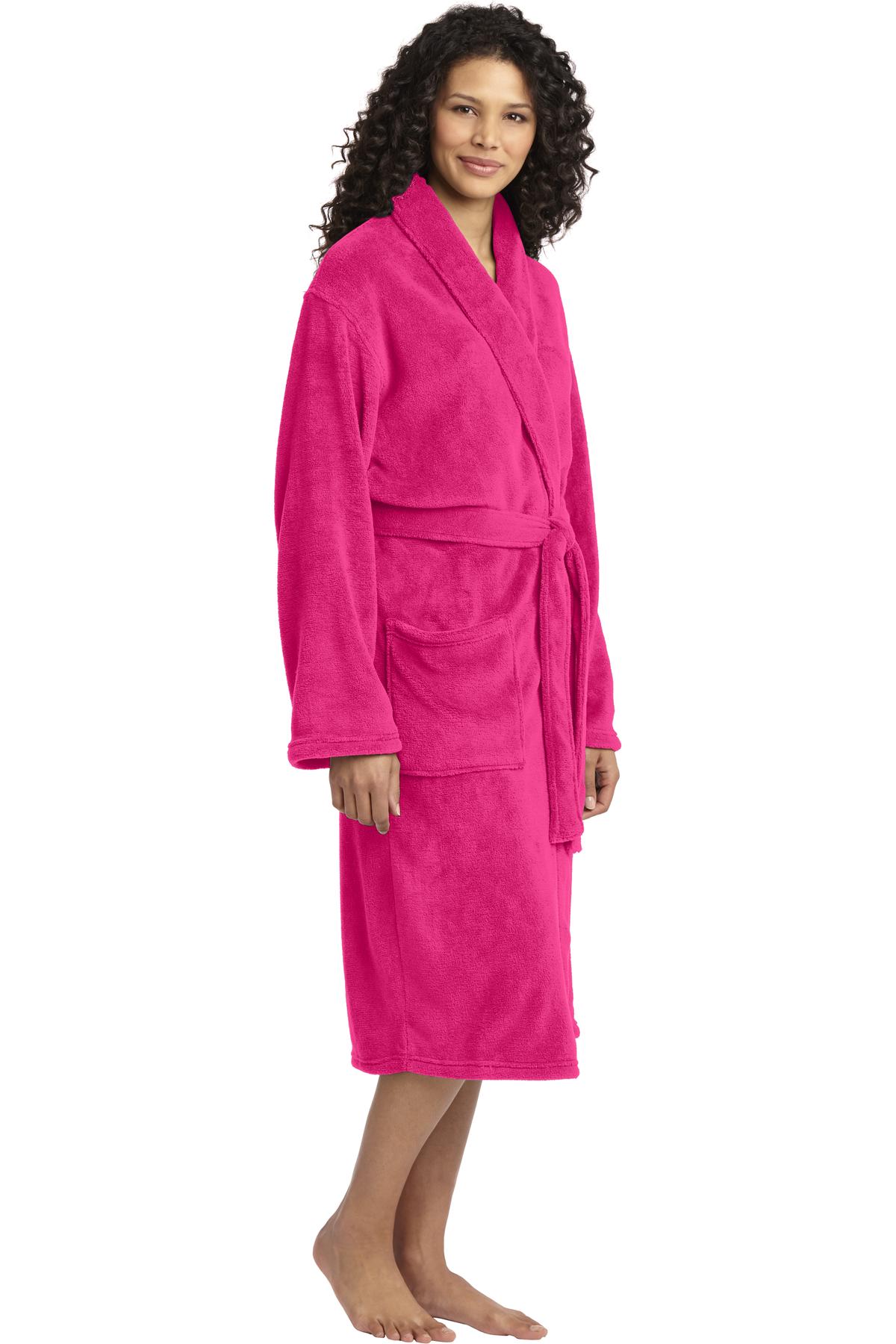Port Authority Plush Microfleece Shawl Collar Robe. R102
