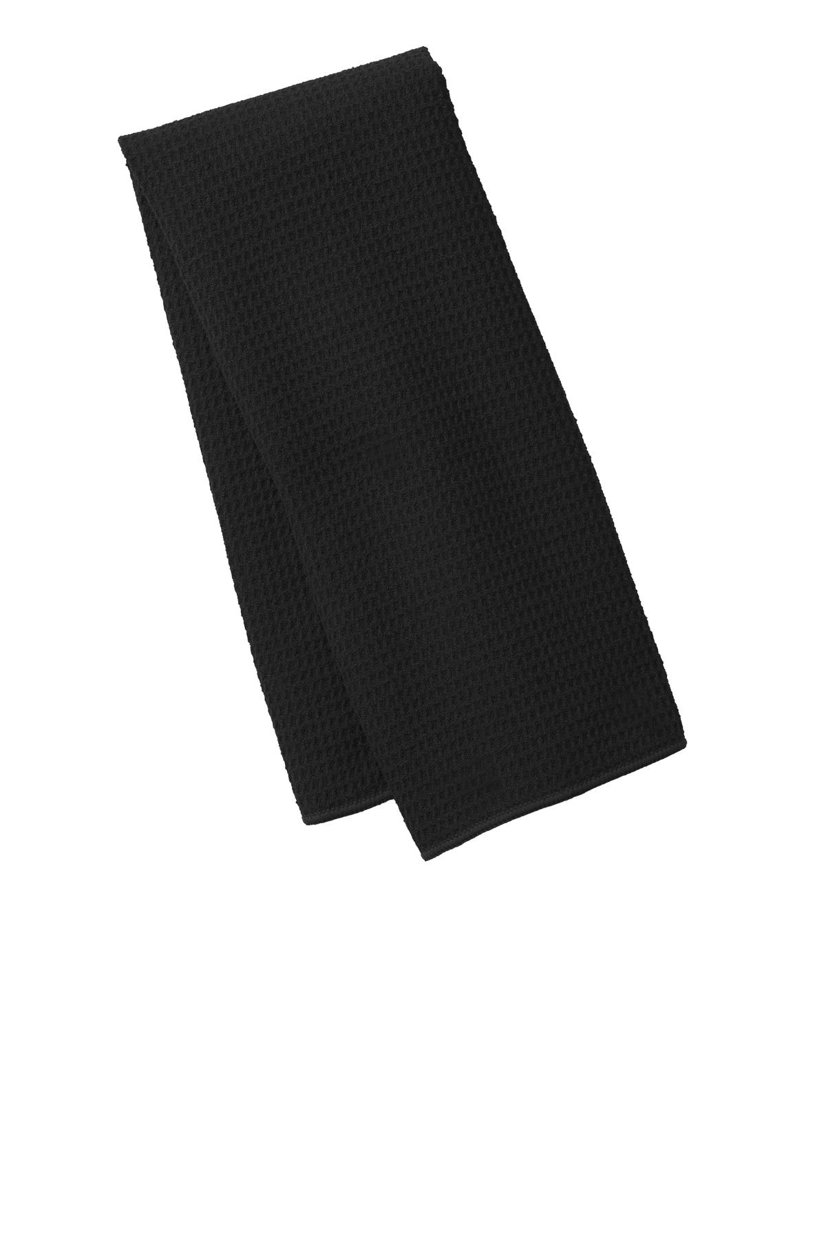 Port Authority Corporate Hospitality Accessories ® Waffle Microfiber Fitness Towel.-Port Authority