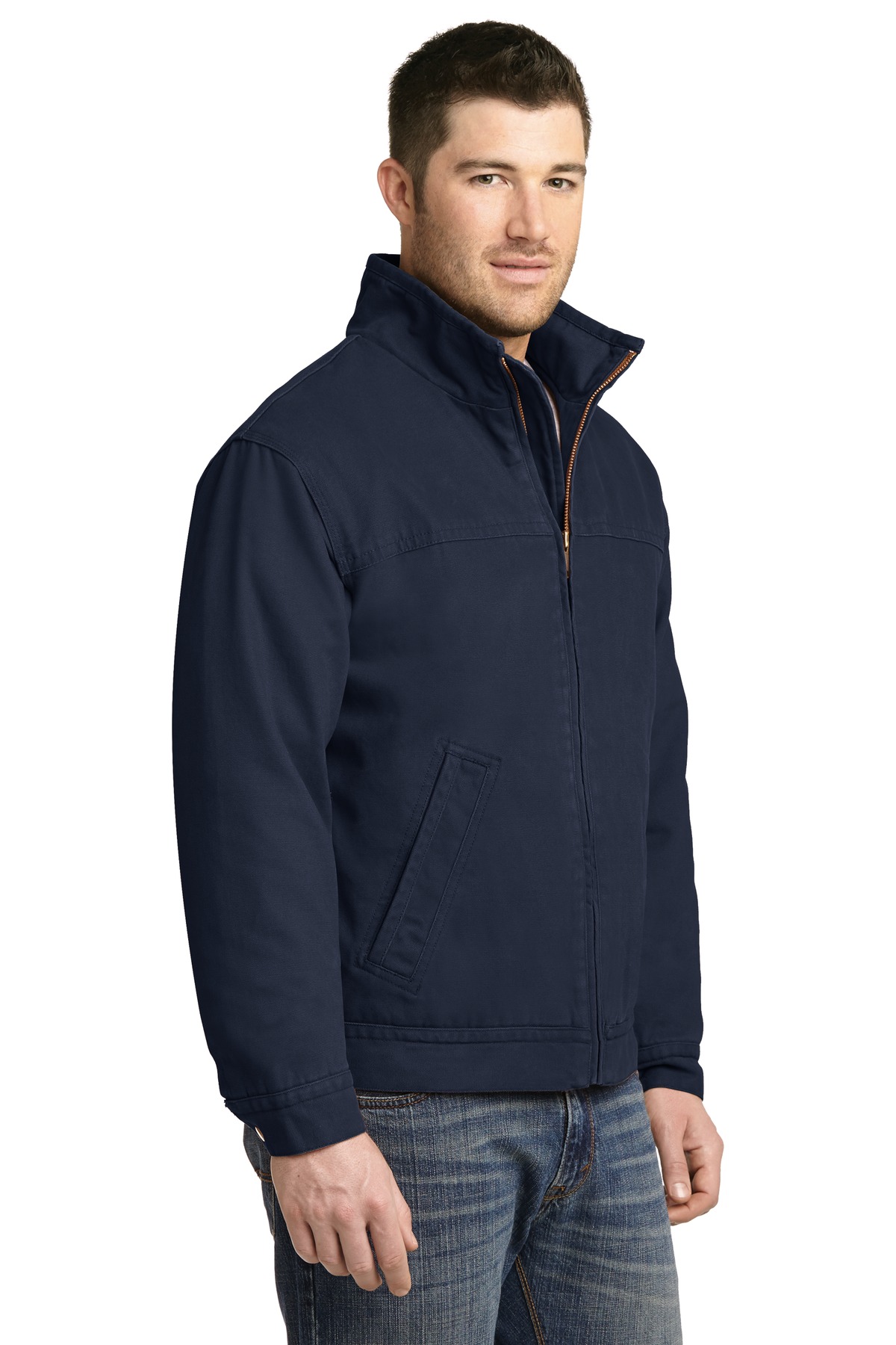 CornerStone Washed Duck Cloth Flannel-Lined Work Jacket. CSJ40