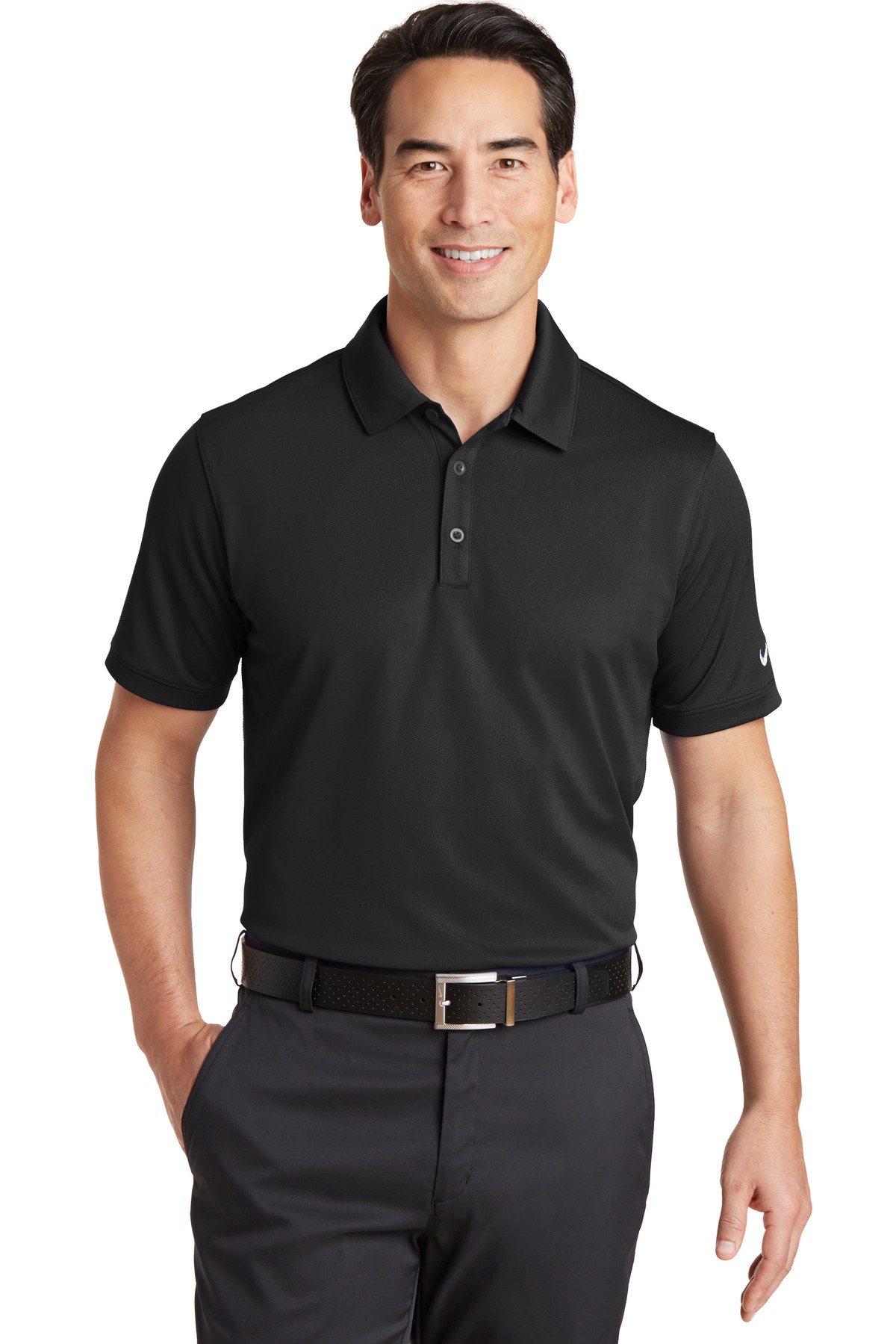 Nike Hospitality Polos & Knits Dri-FIT Solid Icon Pique Modern Fit Polo.-Nike