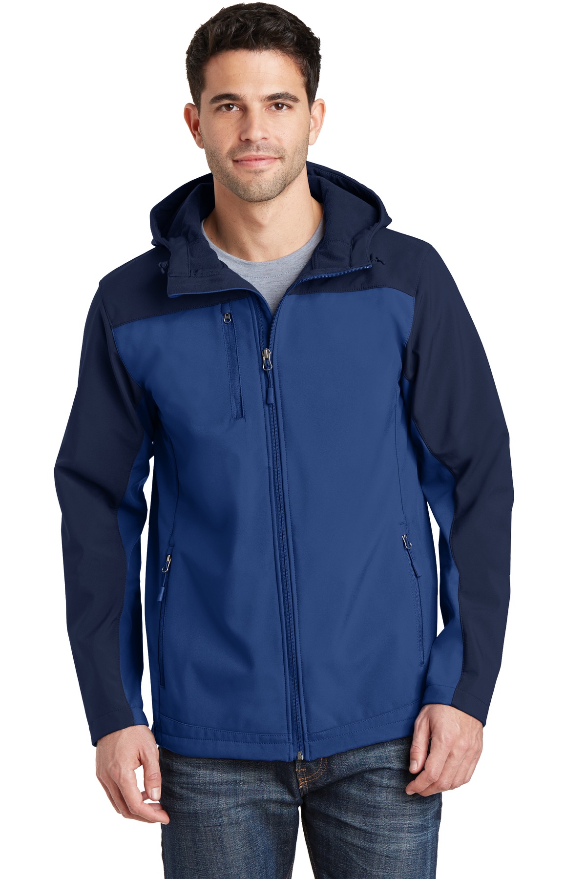Port Authority ® Hooded Core Soft Shell Jacket. J335 - Image 2