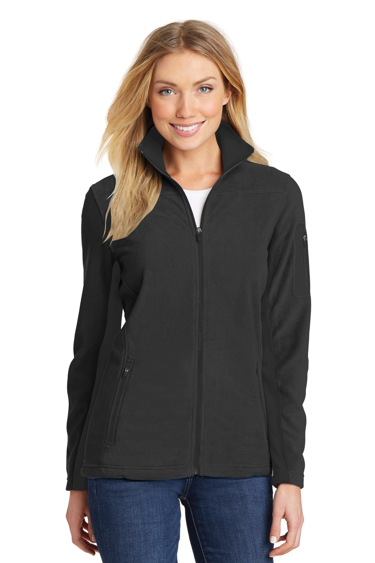 Port Authority Ladies Outerwear Sweatshirts & Fleece for Hospitality ® Ladies Summit Fleece Full-Zip Jacket.-Port Authority