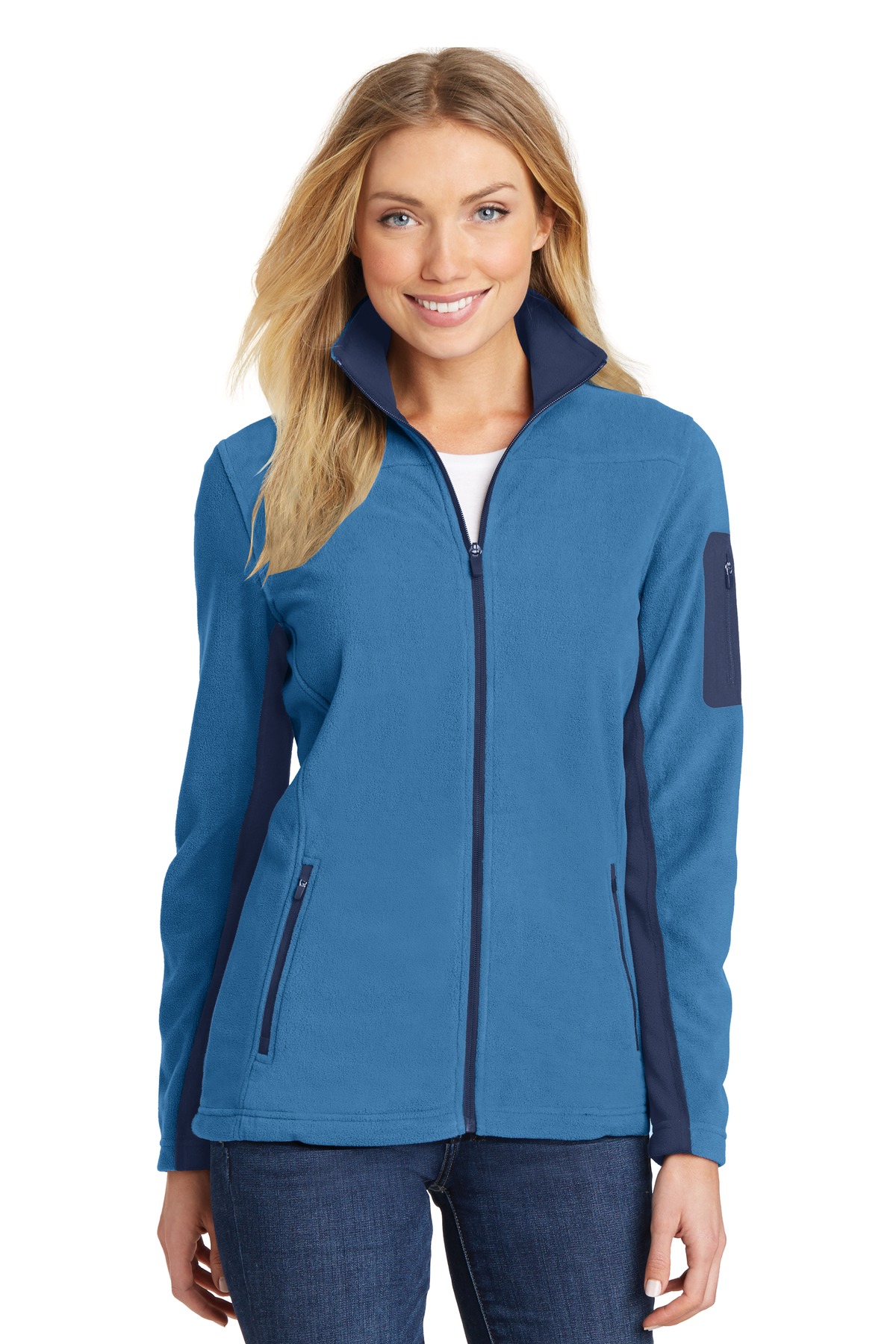 Port Authority ® Women's Summit Fleece Full-Zip Jacket. L233 - Image 3
