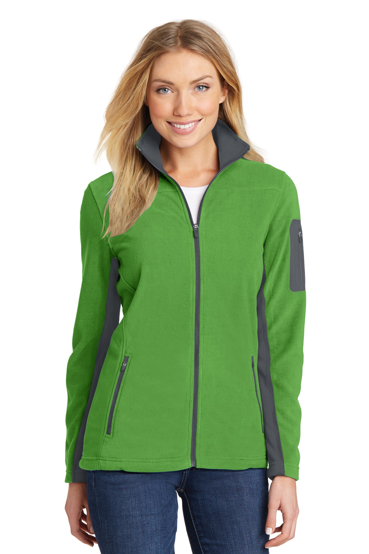 Port Authority ® Women's Summit Fleece Full-Zip Jacket. L233 - Image 4