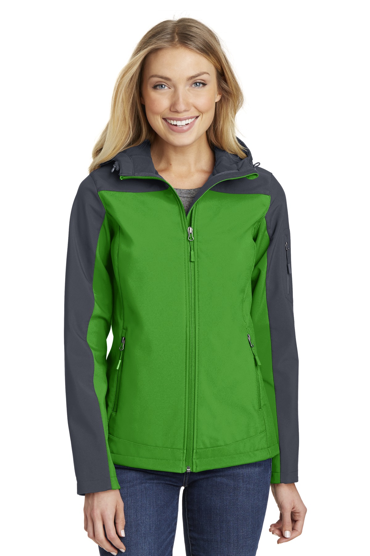 Port Authority ® Women's Hooded Core Soft Shell Jacket. L335 - Image 3