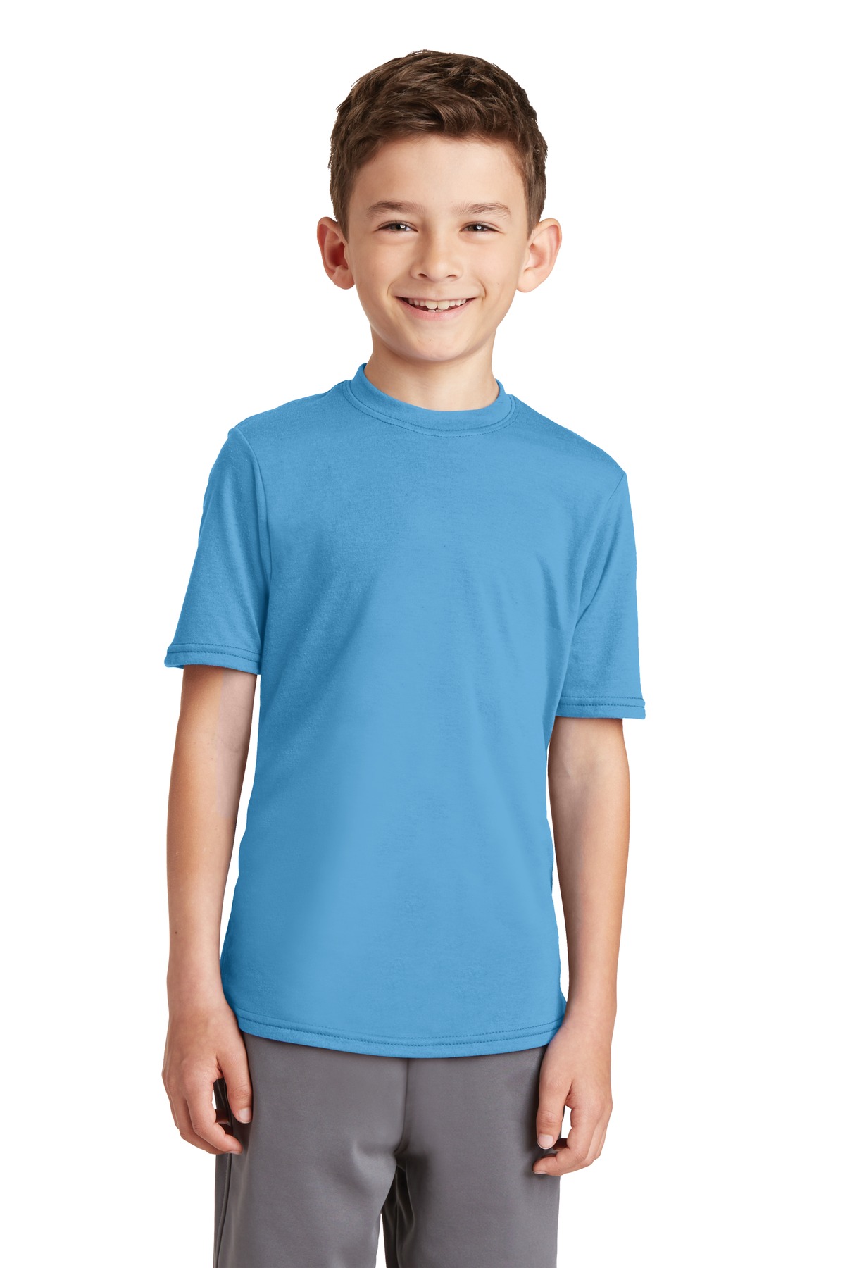 Port and Company Youth Performance Blend Tee. PC381Y