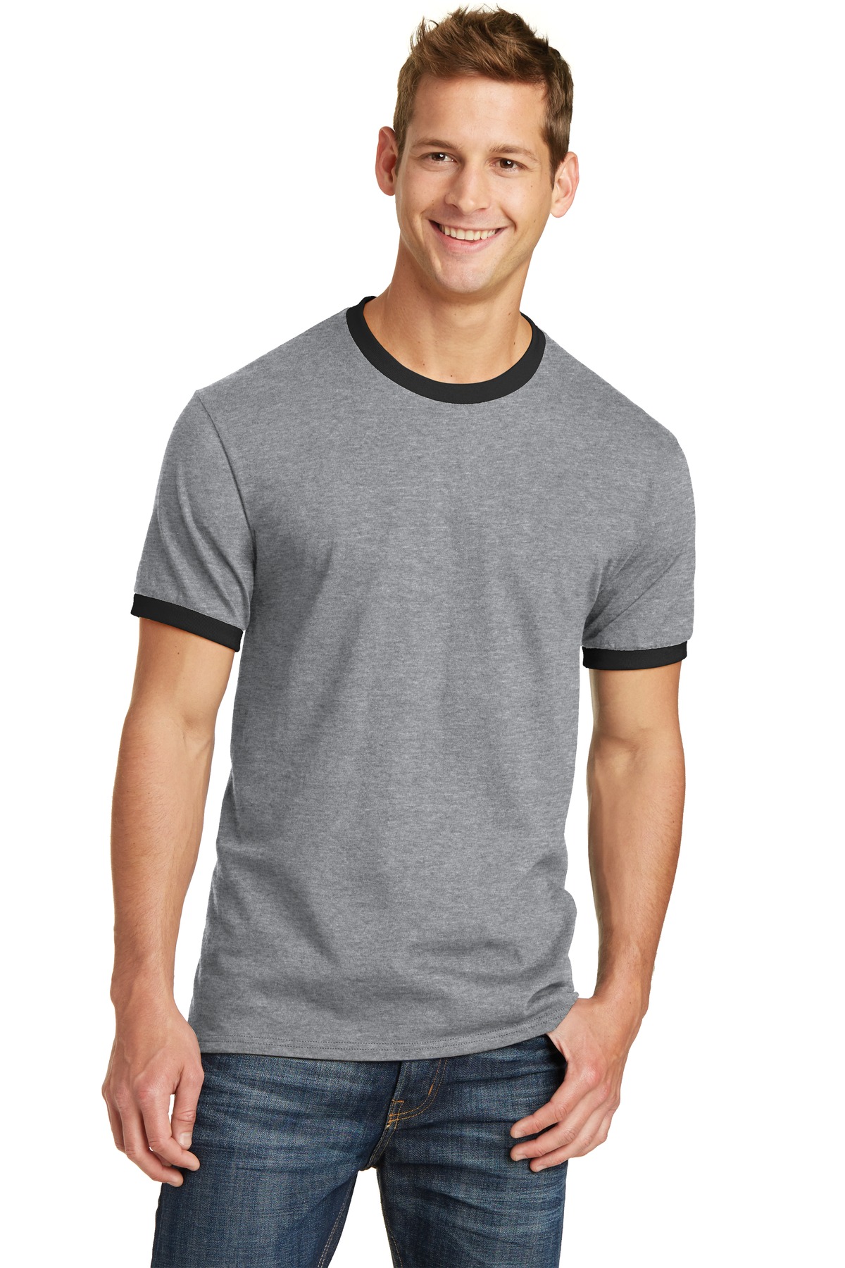 Port & Company Core Cotton Ringer T-Shirt - PC54R