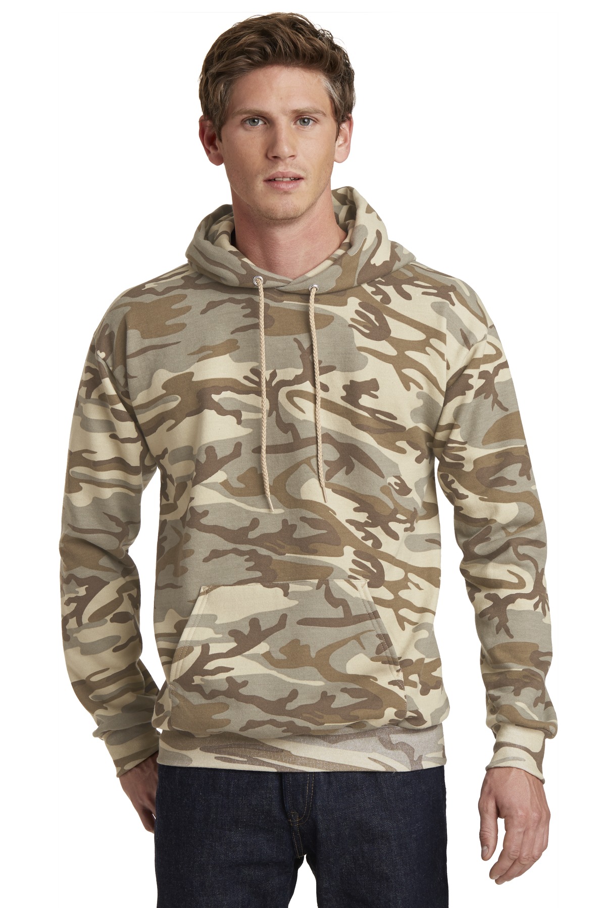Port &#38; Company Core Fleece Camo Pullover Hooded Sweatshirt-Port & Company