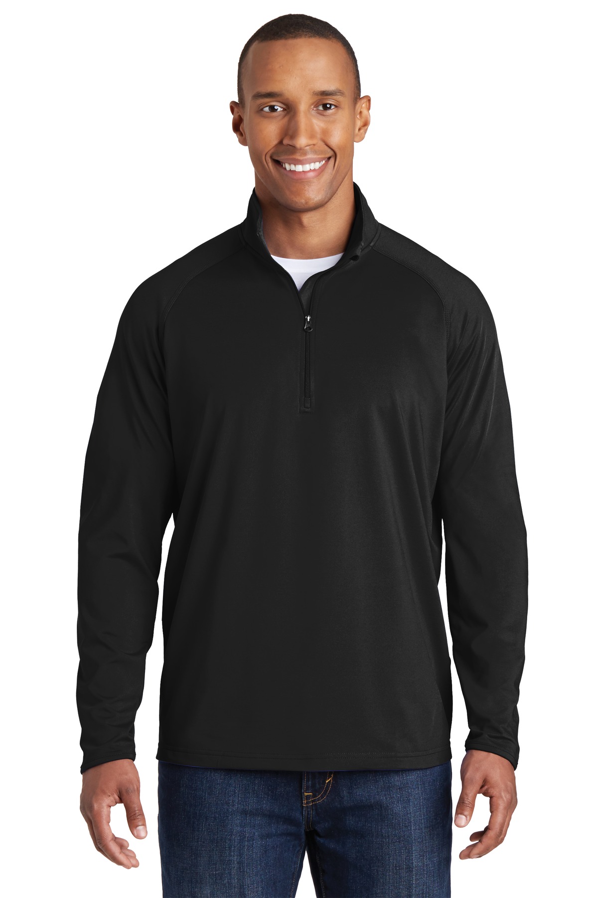 Sport-Tek Hospitality Activewear Sweatshirts & Fleece ® Sport-Wick® Stretch 1/2-Zip Pullover.-Sport-Tek