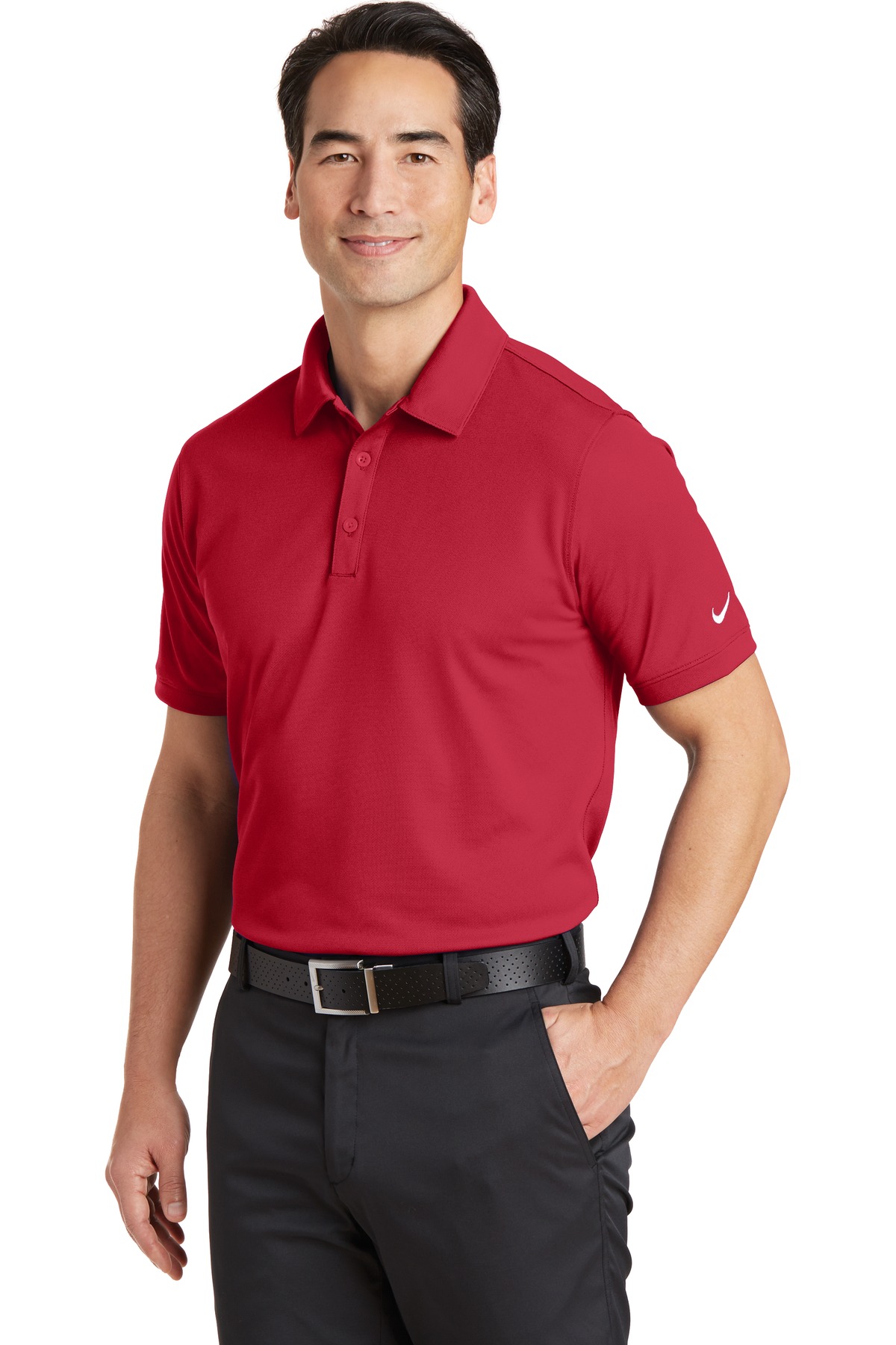 Nike Dri-FIT Solid Icon Pique Modern Fit Polo. 746099