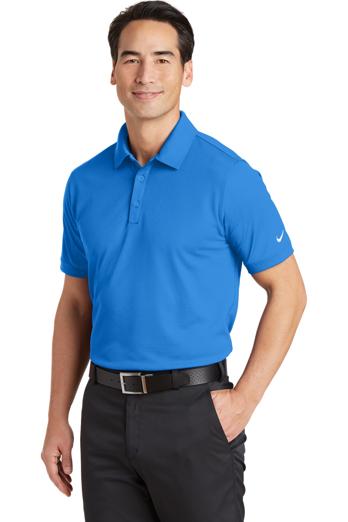 Nike Dri-FIT Solid Icon Pique Modern Fit Polo. 746099
