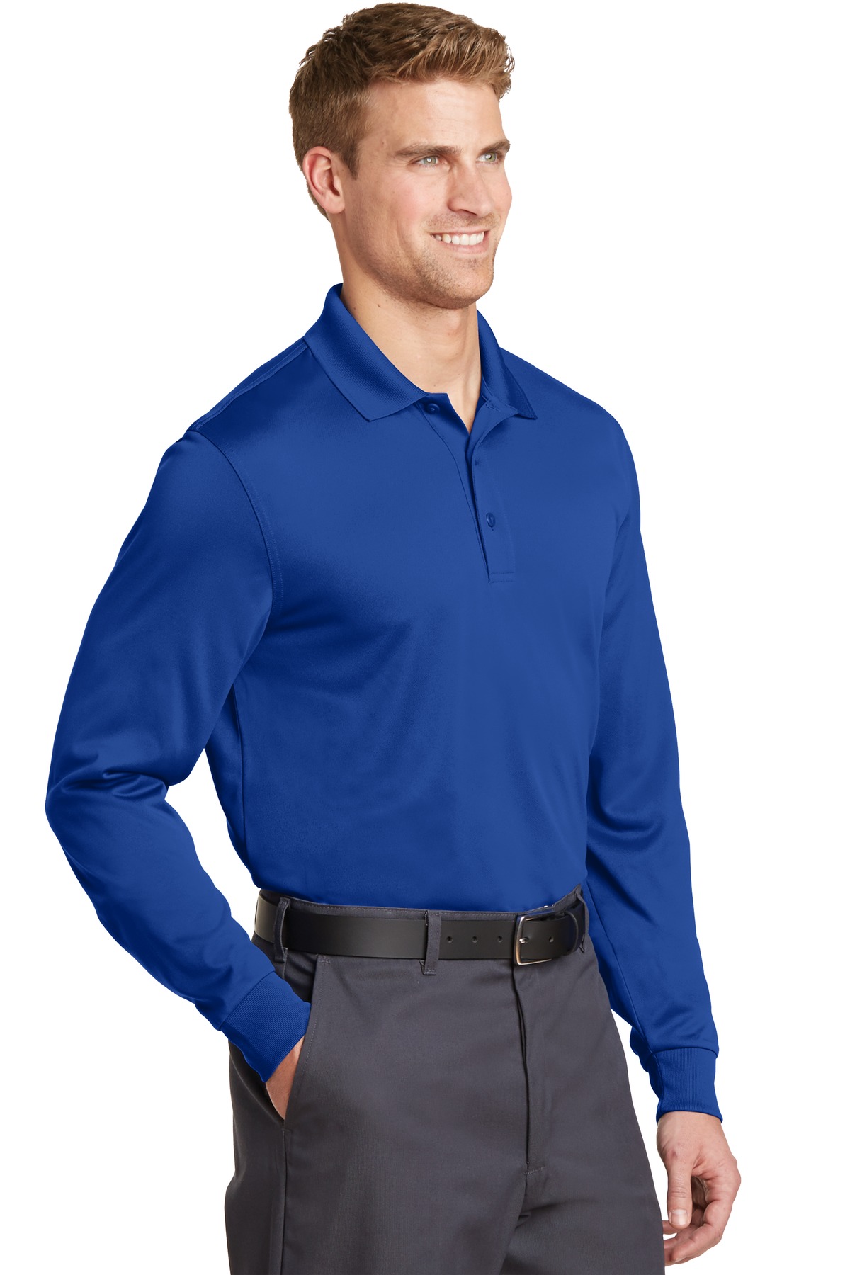 CornerStone Select Snag-Proof Long Sleeve Polo. CS412LS