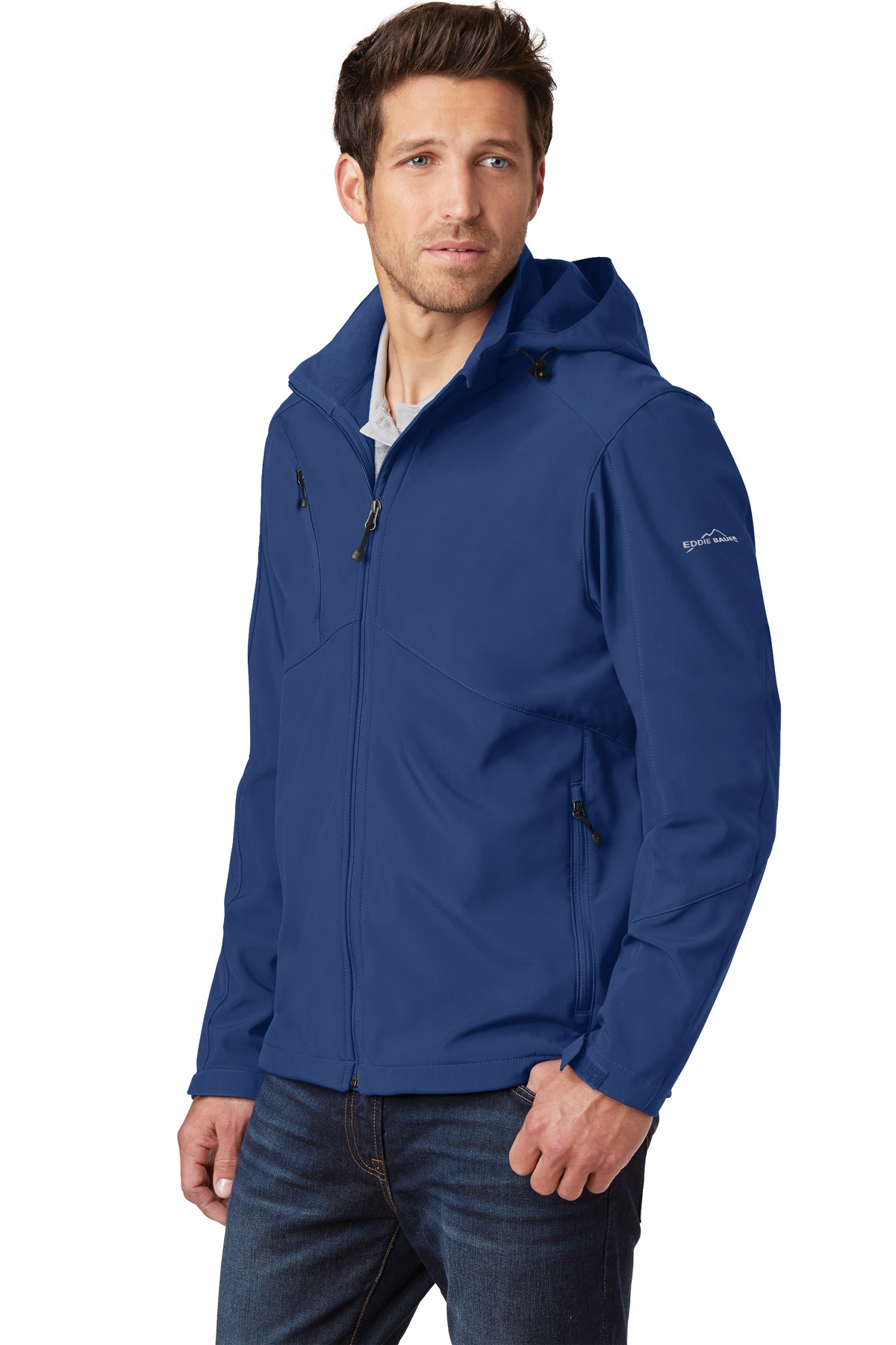 Eddie Bauer Hooded Soft Shell Parka. EB536