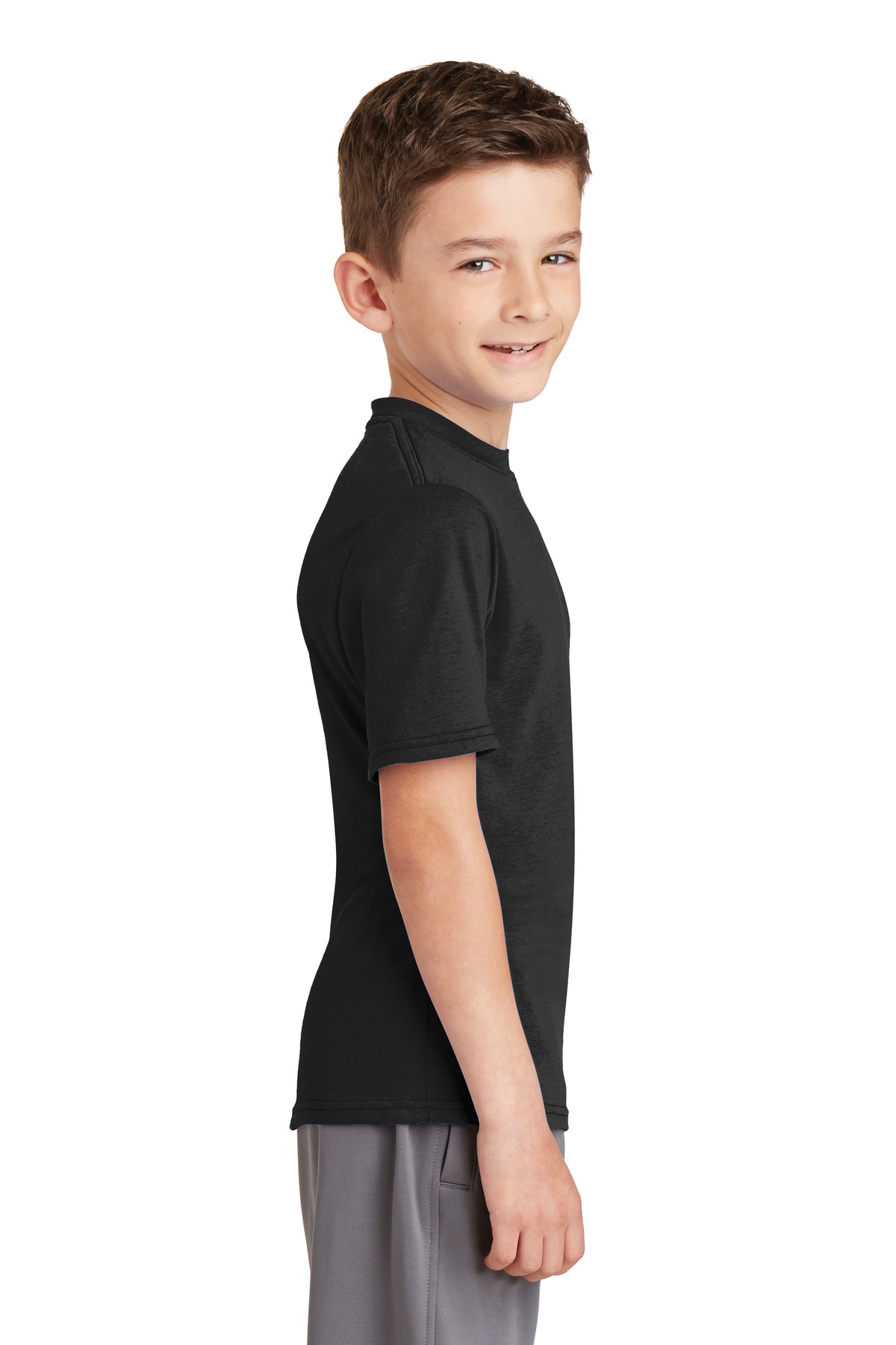 Port & Company Youth Performance Blend Tee. PC381Y