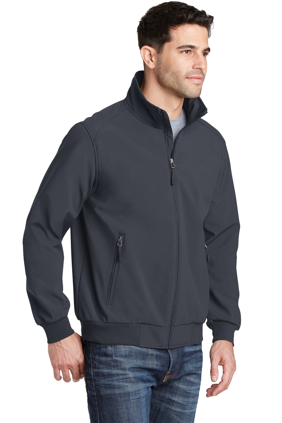Port Authority Soft Shell Bomber Jacket. J337