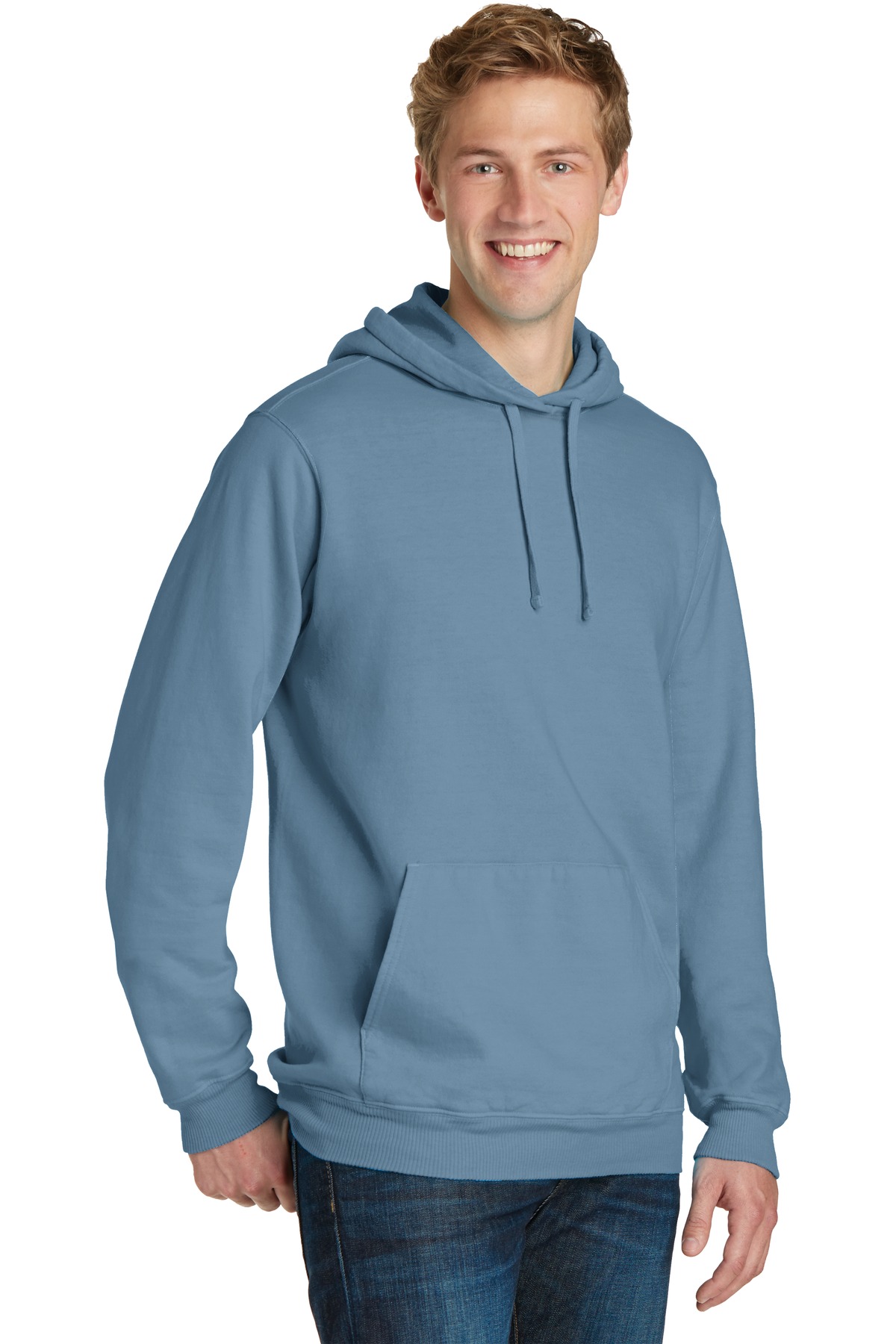 Port & Company Beach Wash Garment-Dyed Pullover Hooded Sweatshirt. PC098H