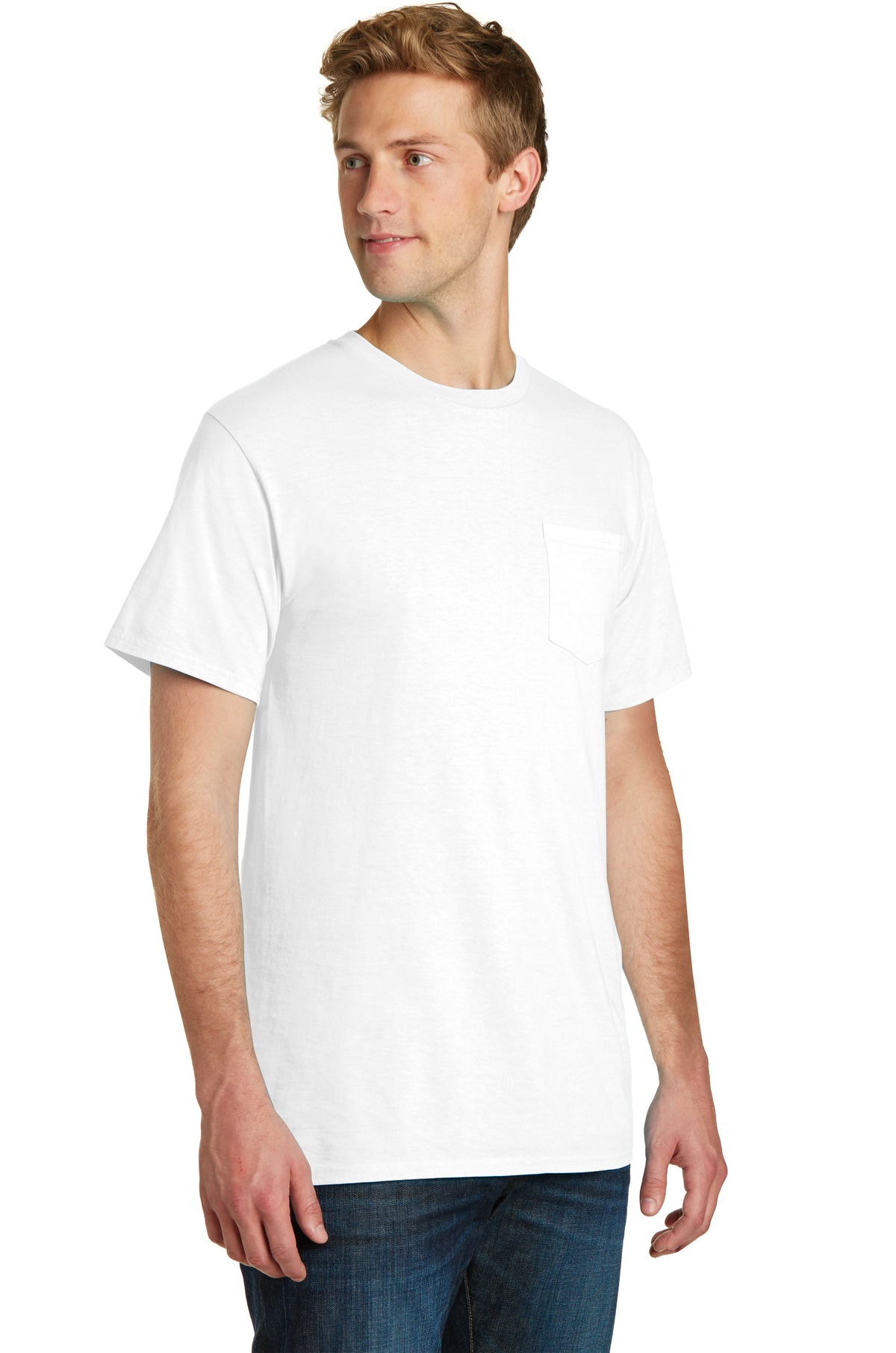Port & Company Beach Wash Garment-Dyed Pocket Tee. PC099P