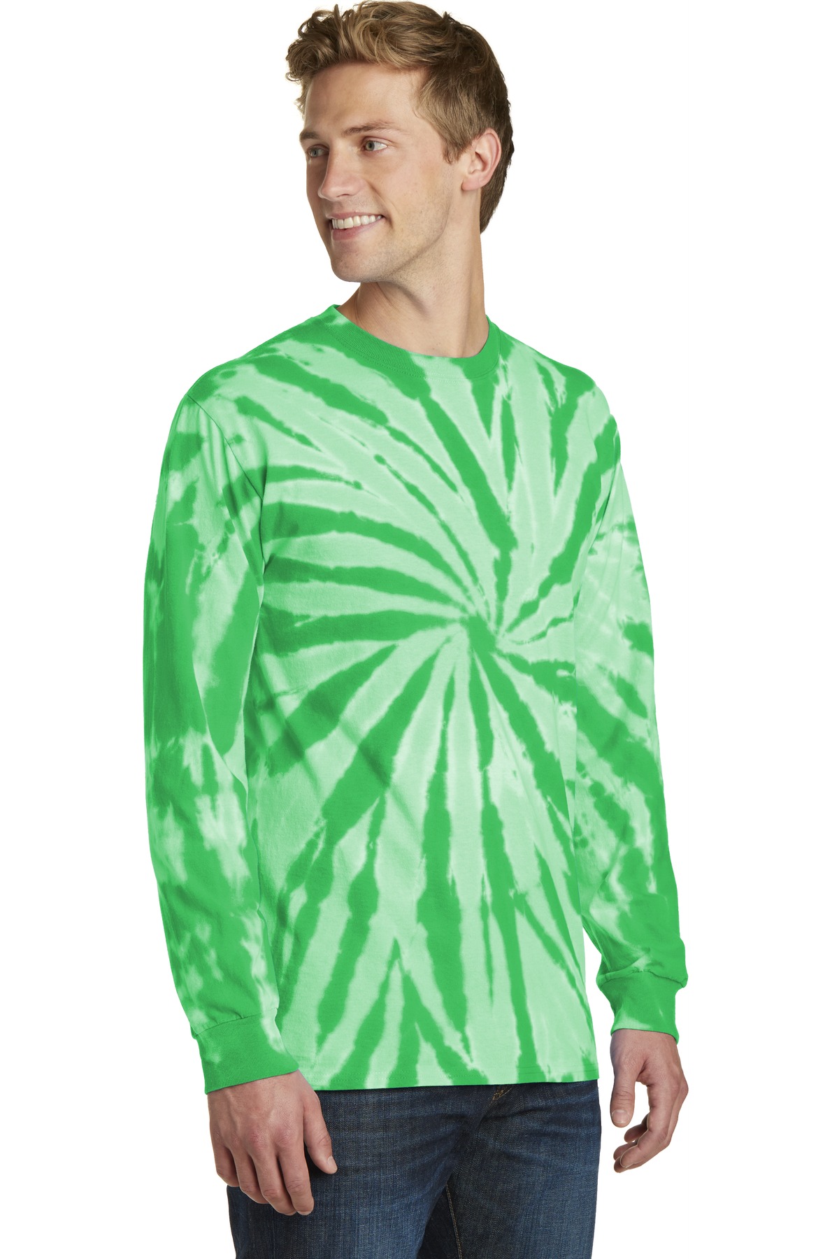 Port & Co Tie-Dye Long Sleeve Tee. PC147LS