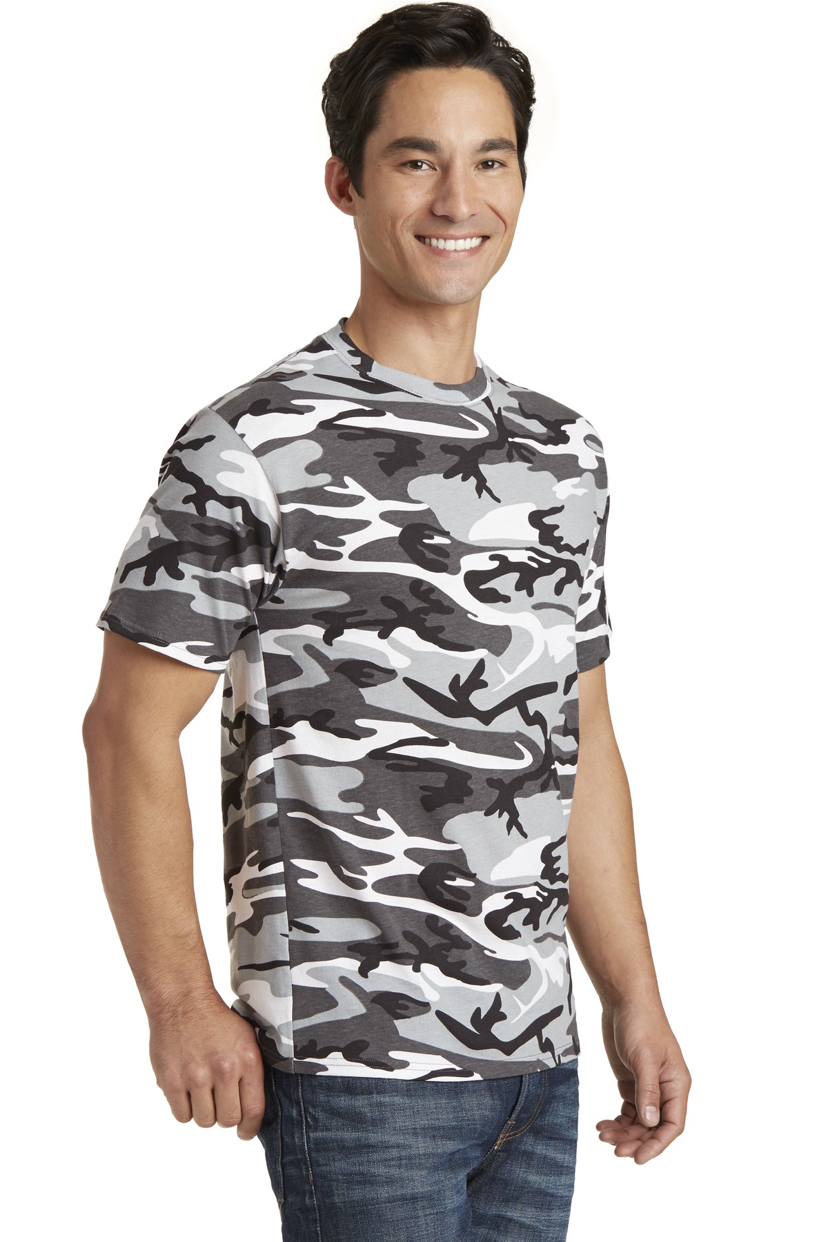 Port & Company Core Cotton Camo Tee. PC54C