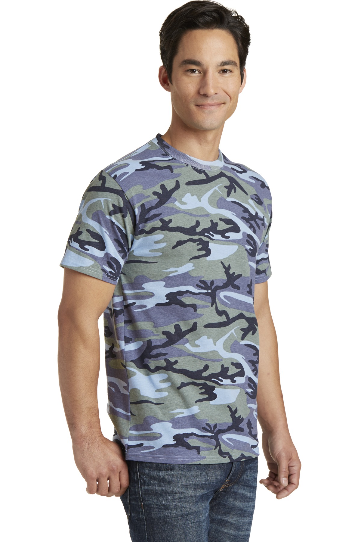 Port & Company Core Cotton Camo Tee. PC54C