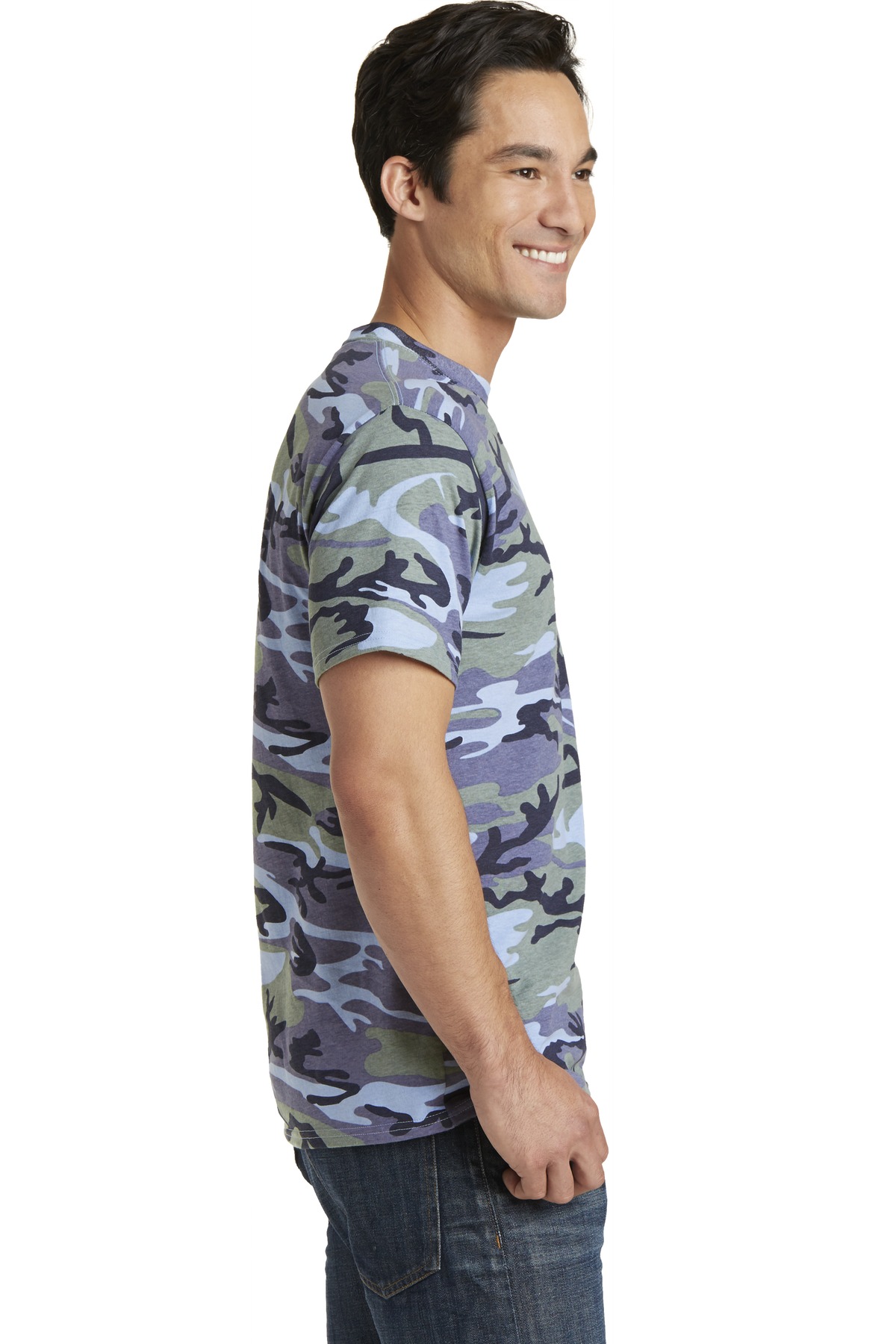 Port & Company Core Cotton Camo Tee. PC54C