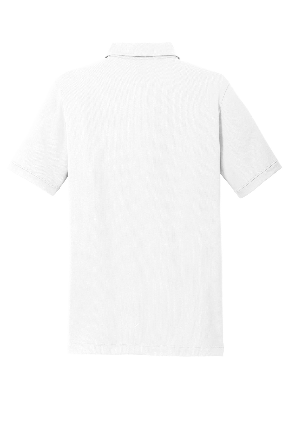 Nike Dri-FIT Solid Icon Pique Modern Fit Polo. 746099 in White — Back