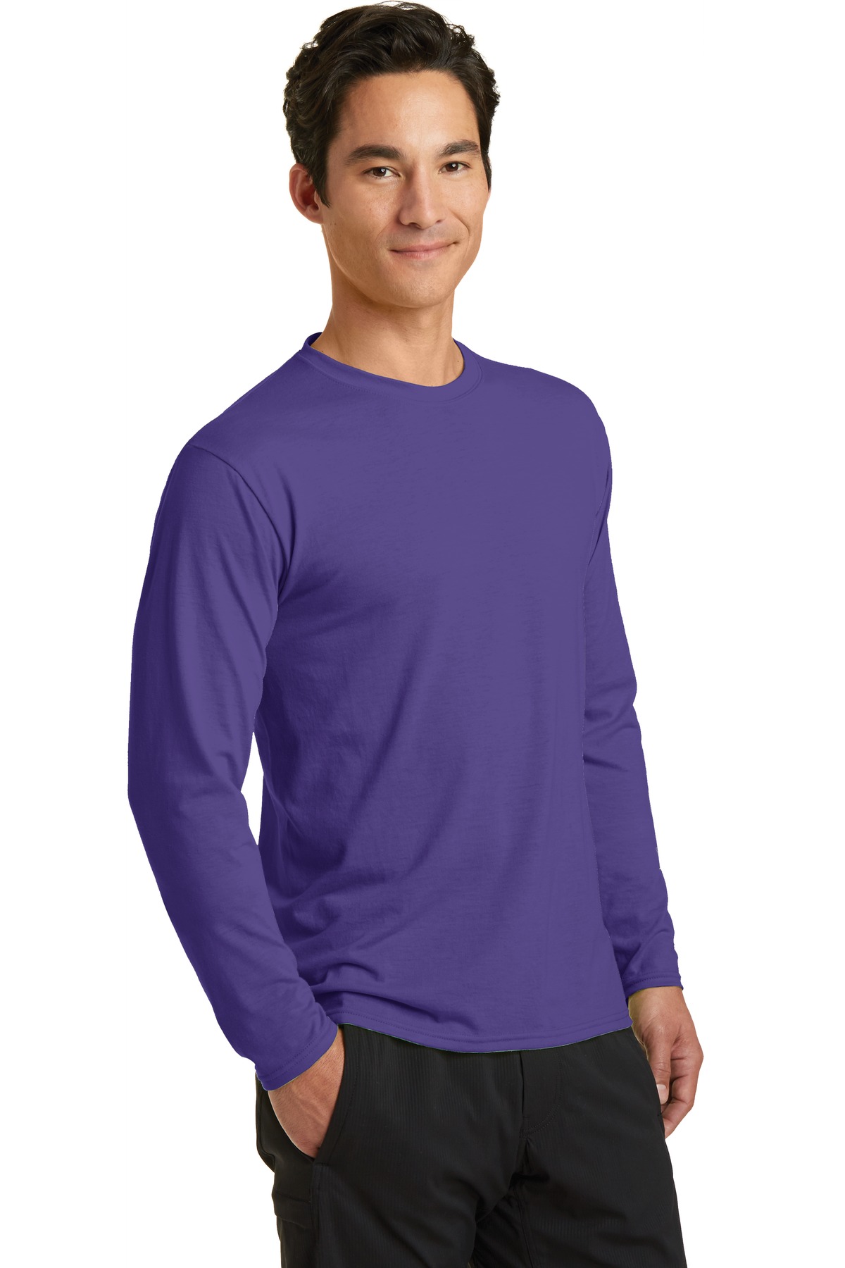 Port & Company Long Sleeve Performance Blend Tee. PC381LS