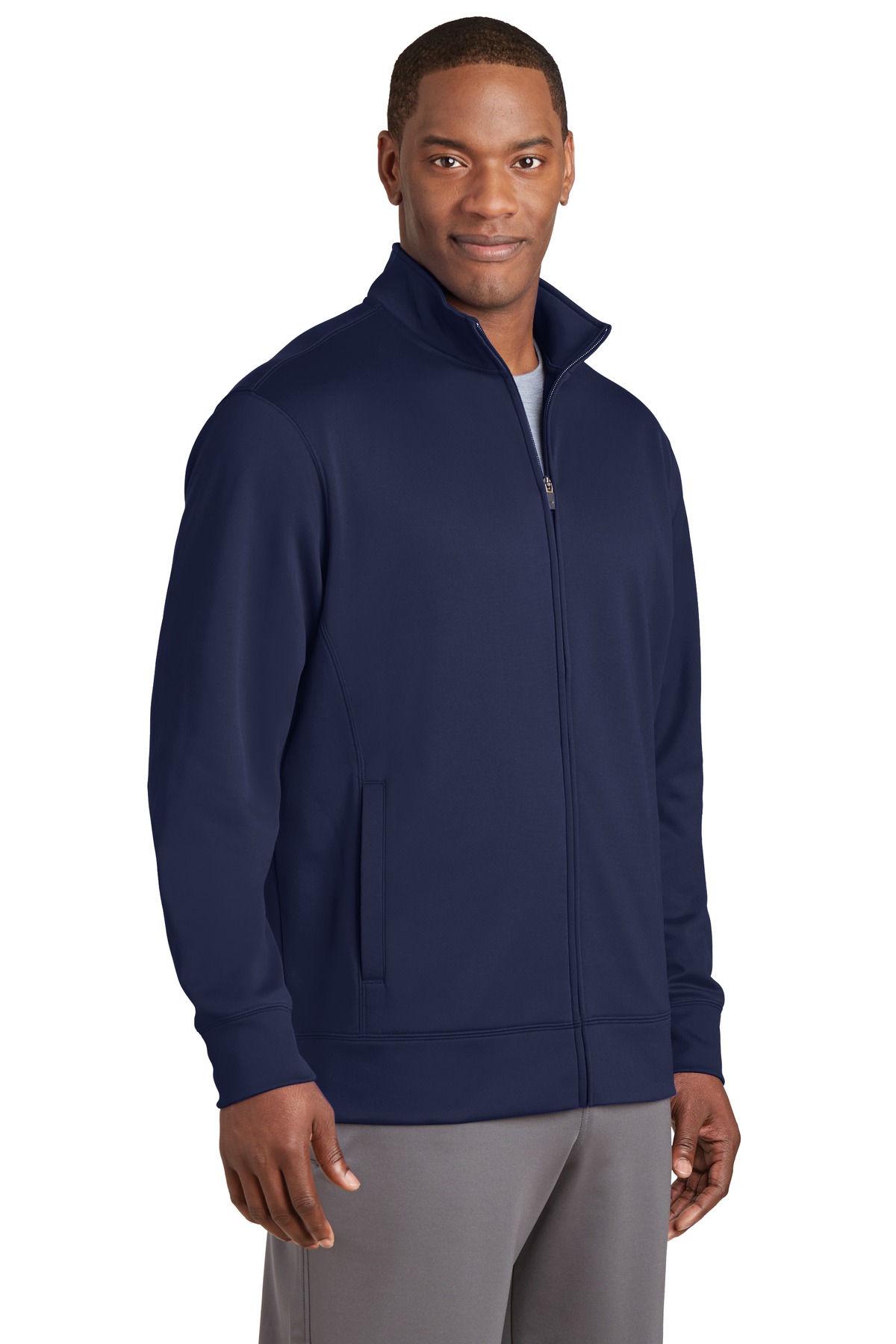 Sport-Tek Sport-Wick Fleece Full-Zip Jacket. ST241