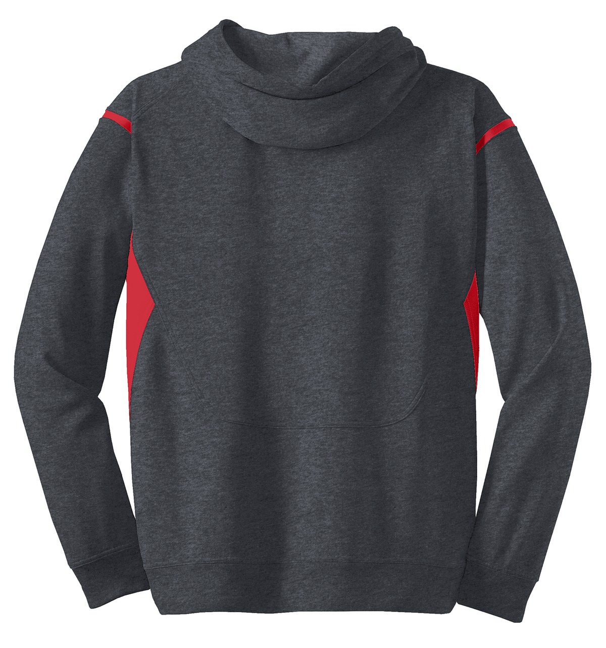 Graphite Heather/ True Red