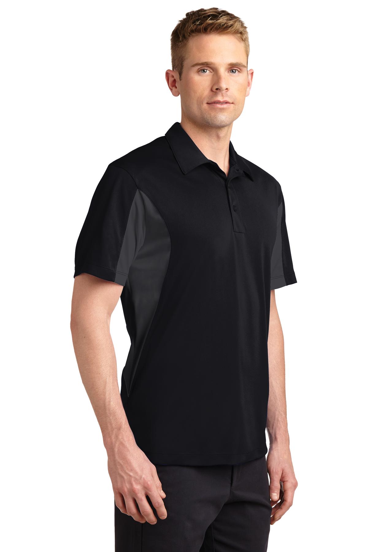 Sport-Tek Side Blocked Micropique Sport-Wick Polo. ST655