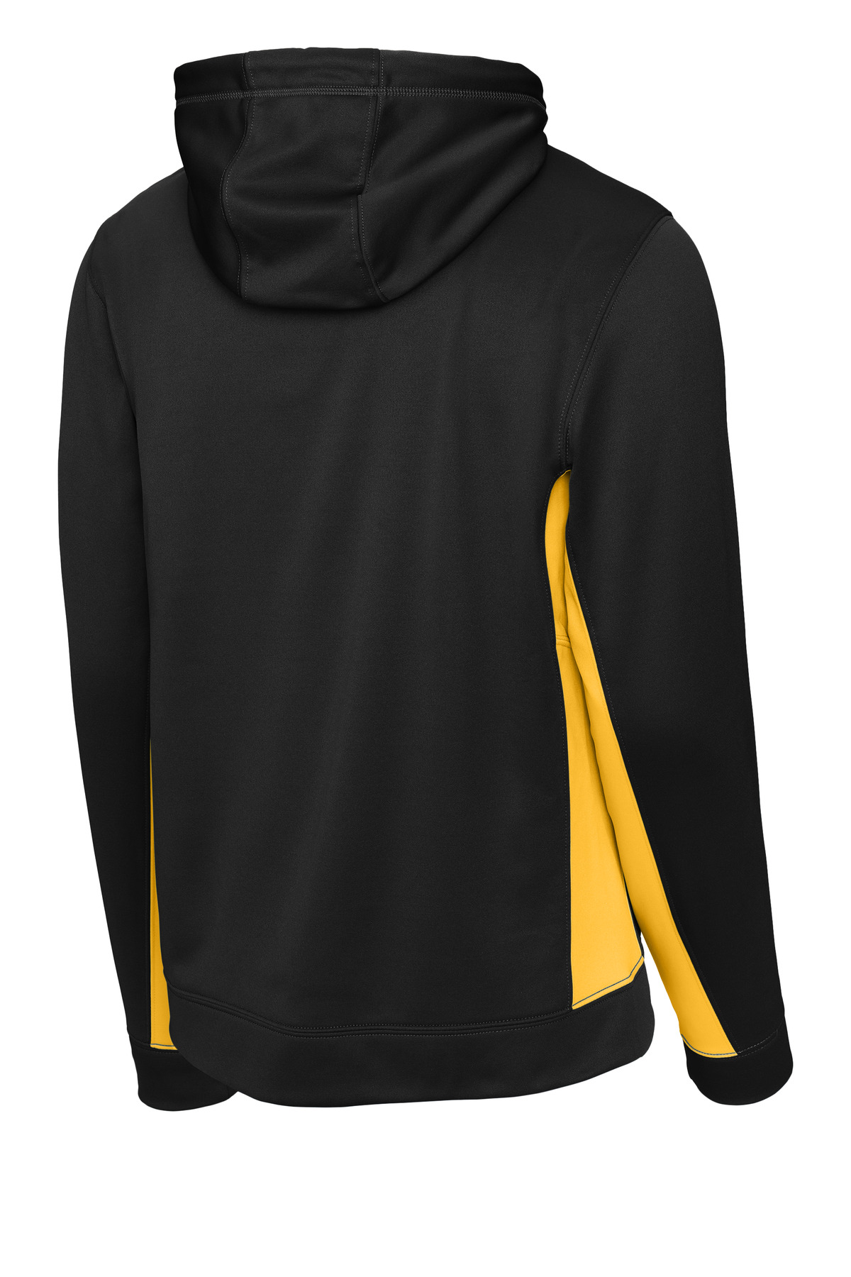 Sport-Tek Sport-Wick Fleece Colorblock Hooded Pullover. ST235
